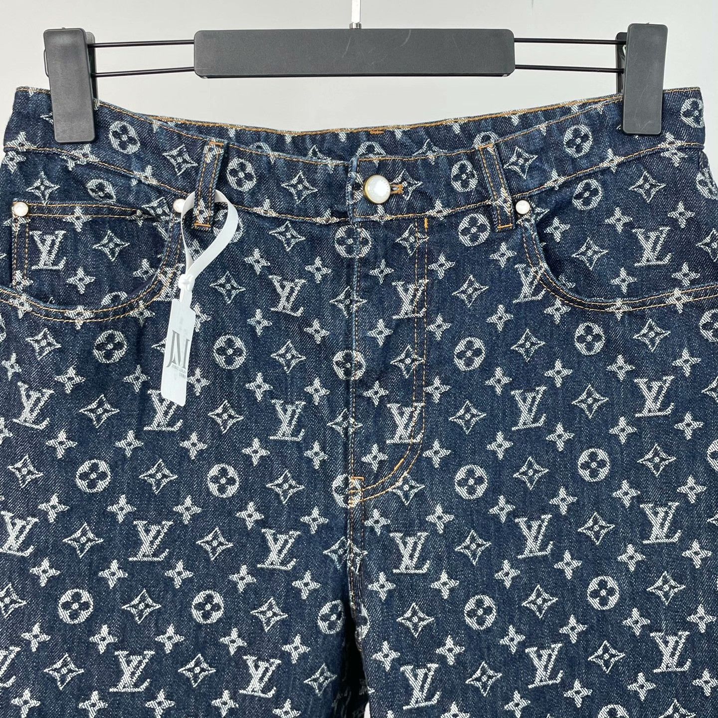 Louis Vuitton Louis Vuitton Denim Printed Denim Jeans 34 Men Size US 34 / EU 50 - 4 Thumbnail
