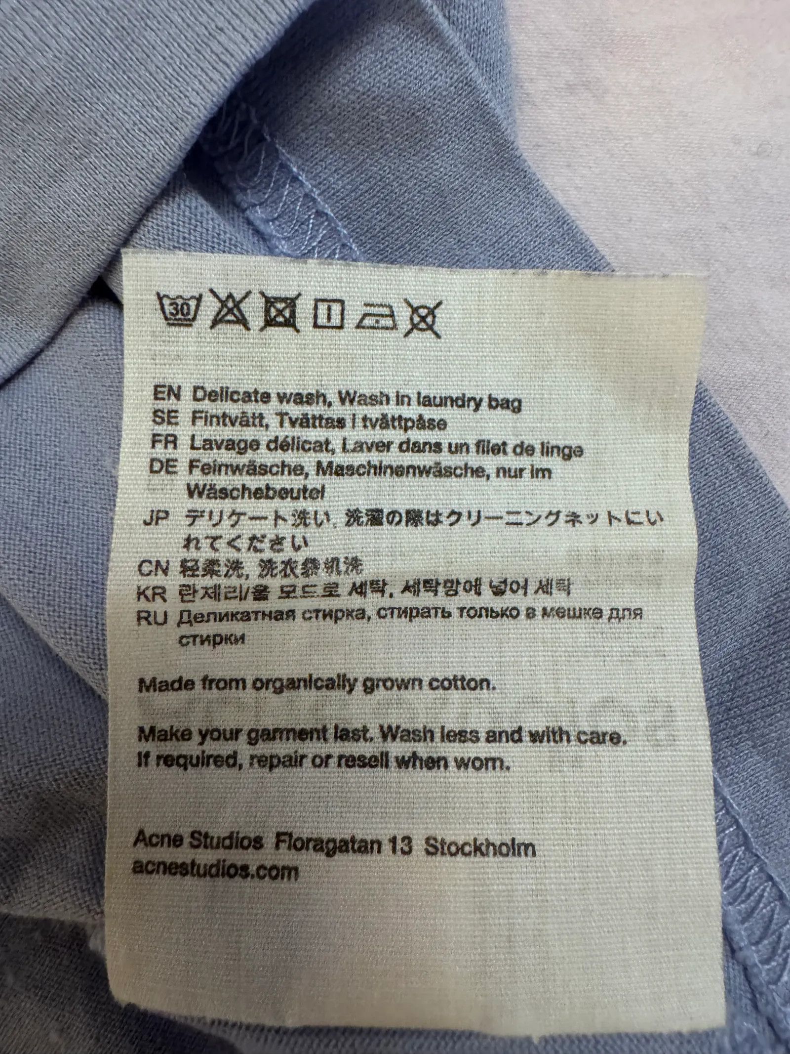 Acne Studios Acne Studios Short Sleeve T-shirt Size XXS / US 00 / IT 34 - 4 Thumbnail