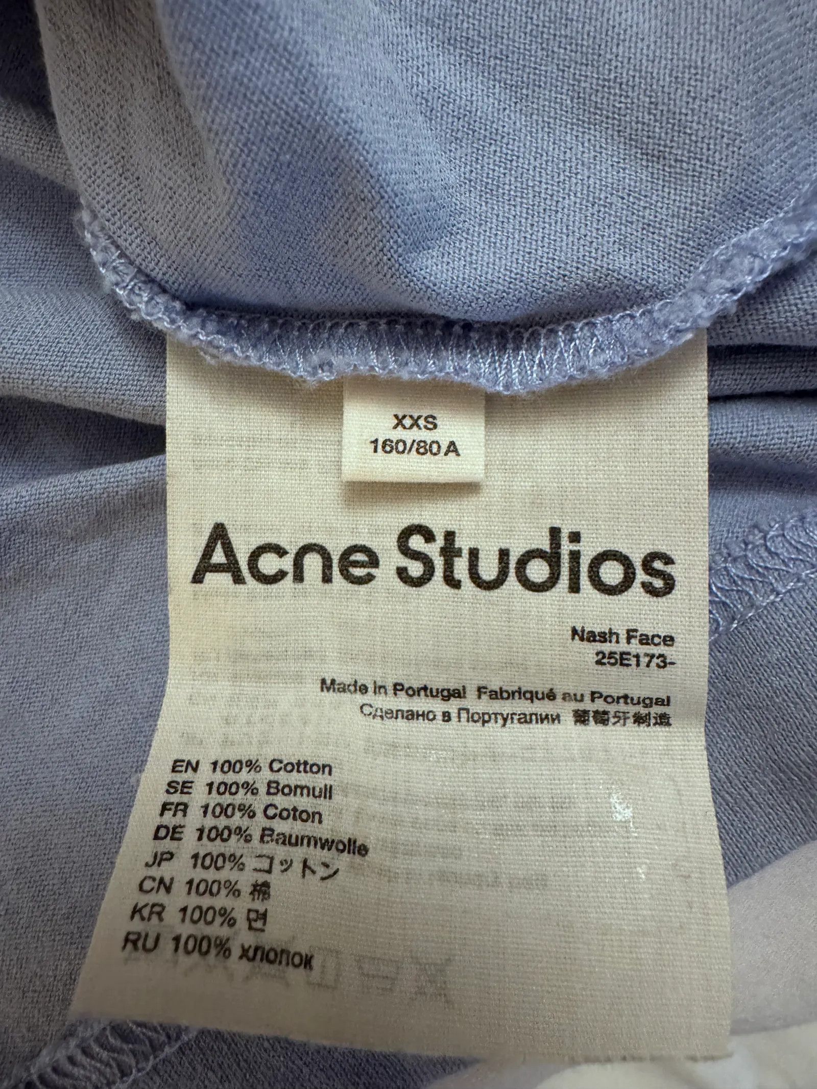 Acne Studios Acne Studios Short Sleeve T-shirt Size XXS / US 00 / IT 34 - 3 Thumbnail