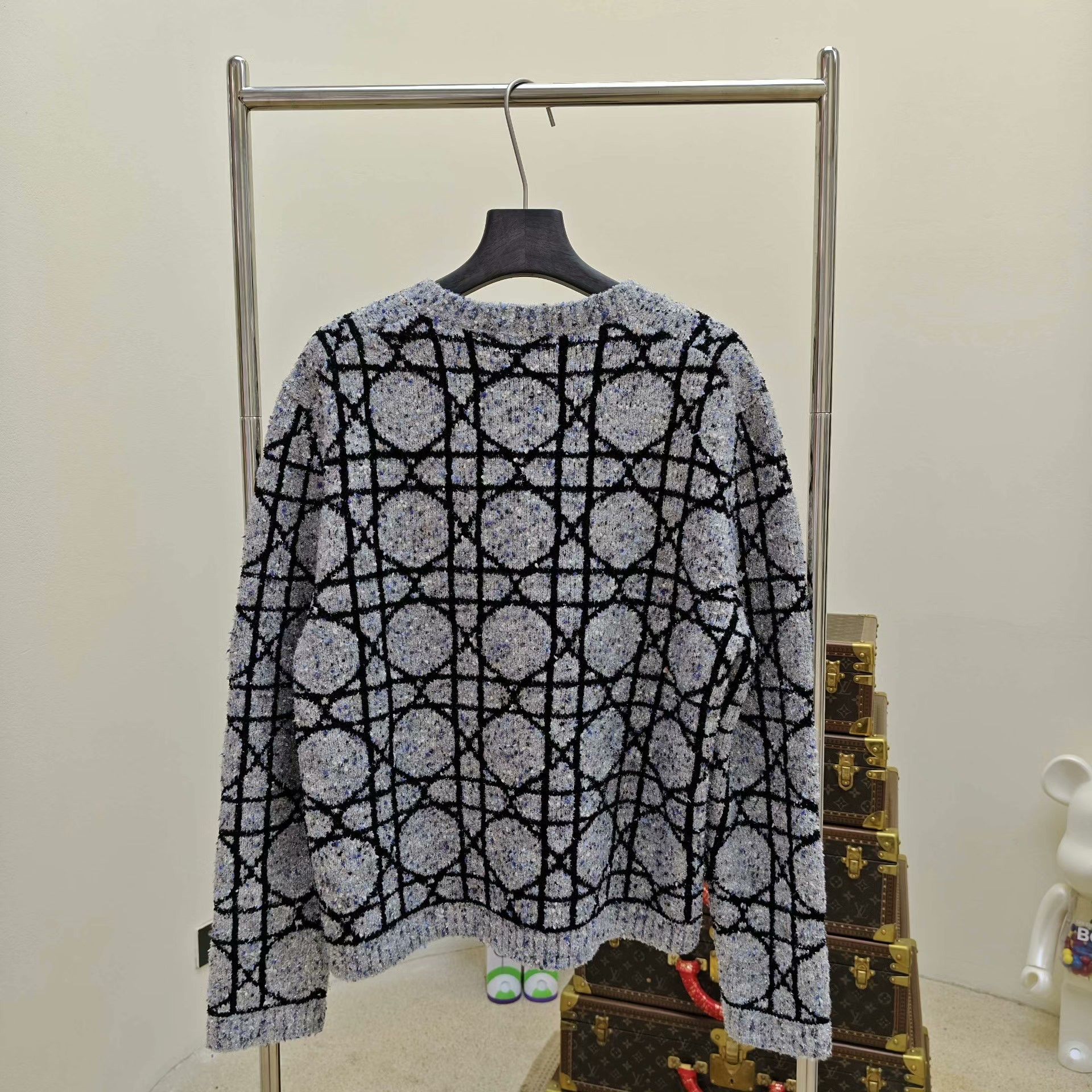 Dior Dior Knit Plaid Sweater xl Men Size US XL / EU 56 / 4 - 2 Thumbnail