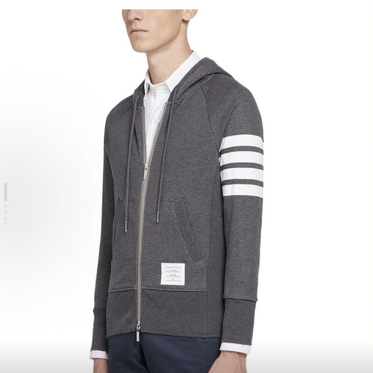 Thom Browne Thom Browne Striped Brown Hoodie m Men Size US M / EU 48-50 / 2 - 5 Thumbnail