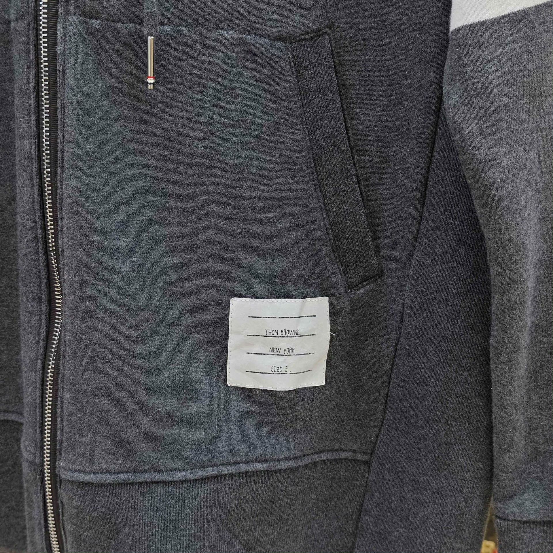 Thom Browne Thom Browne Striped Brown Hoodie m Men Size US M / EU 48-50 / 2 - 3 Thumbnail