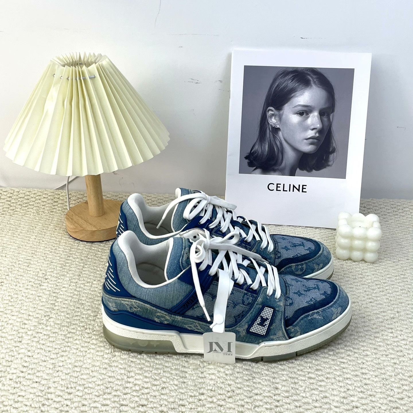 Louis Vuitton Louis Vuitton Training Denim Lowtop Sneakers 8 Men Size US 8 / EU 41 - 4 Thumbnail