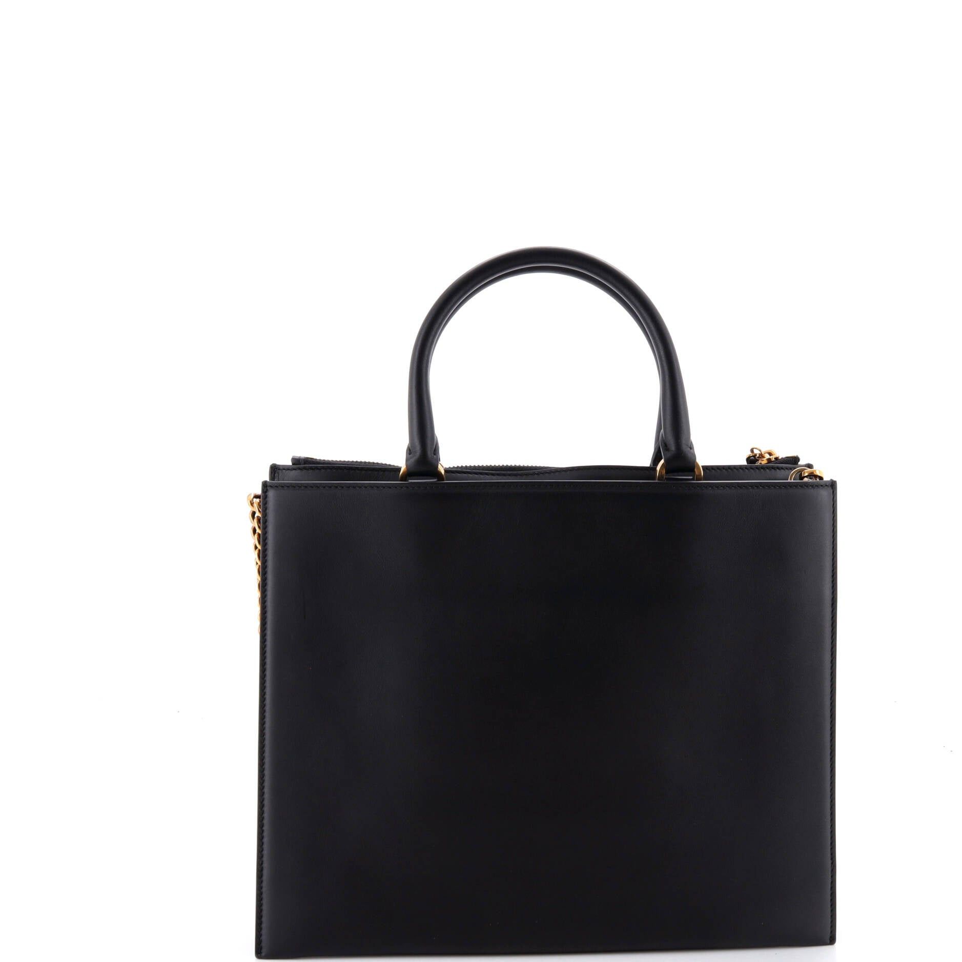 Salvatore Ferragamo Convertible Trifolio Chain Zip Tote Size ONE SIZE - 3 Thumbnail