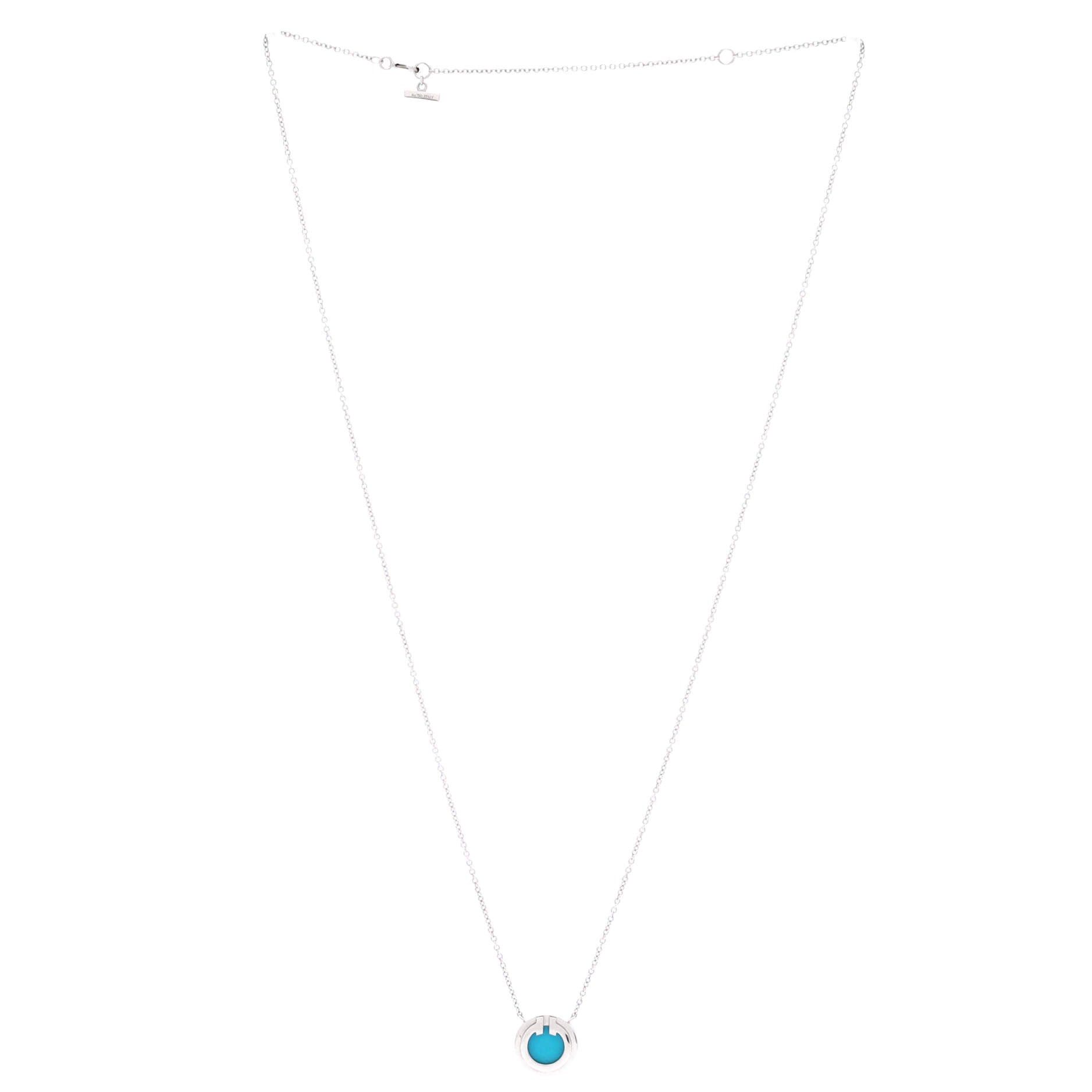 Tiffany & Co. T Circle Pendant Necklace Size ONE SIZE - 3 Thumbnail
