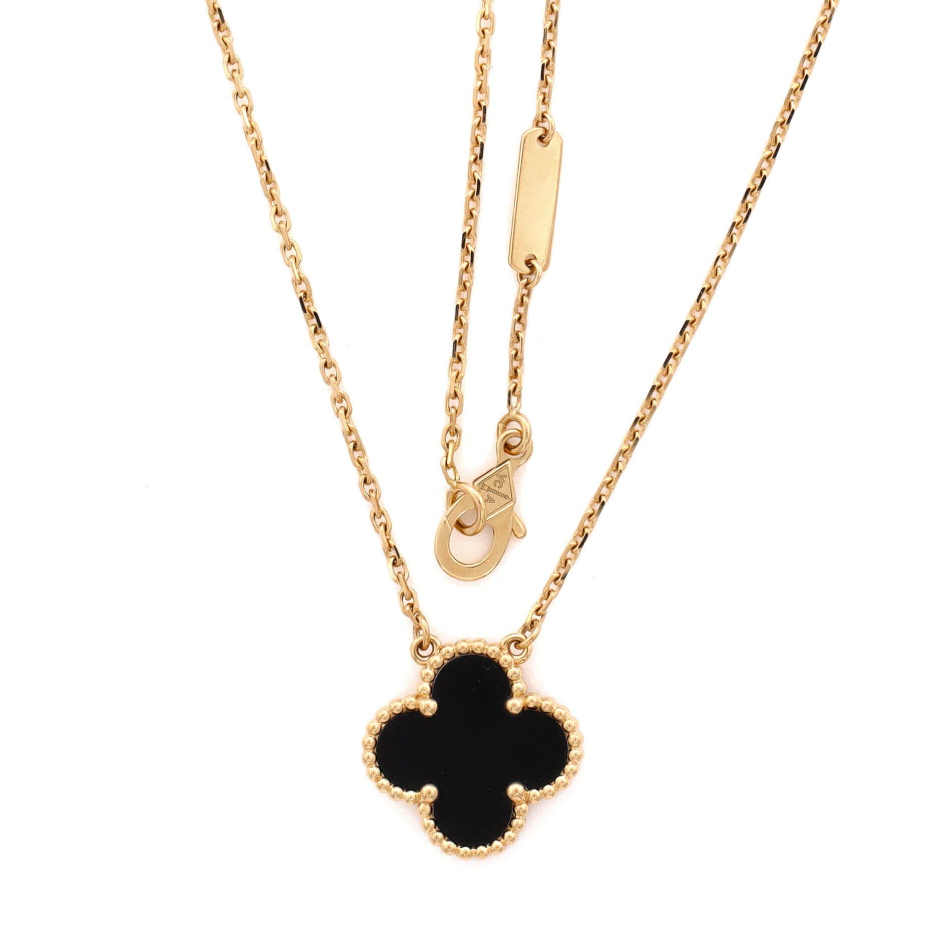Van Cleef & Arpels Vintage Alhambra Pendant Necklace Size ONE SIZE - 3 Thumbnail