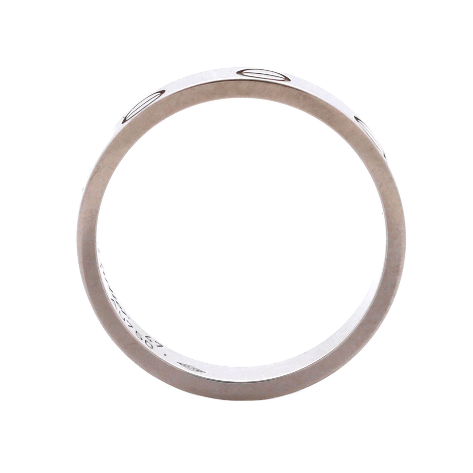 Cartier Love Wedding Band Ring Size ONE SIZE - 3 Thumbnail