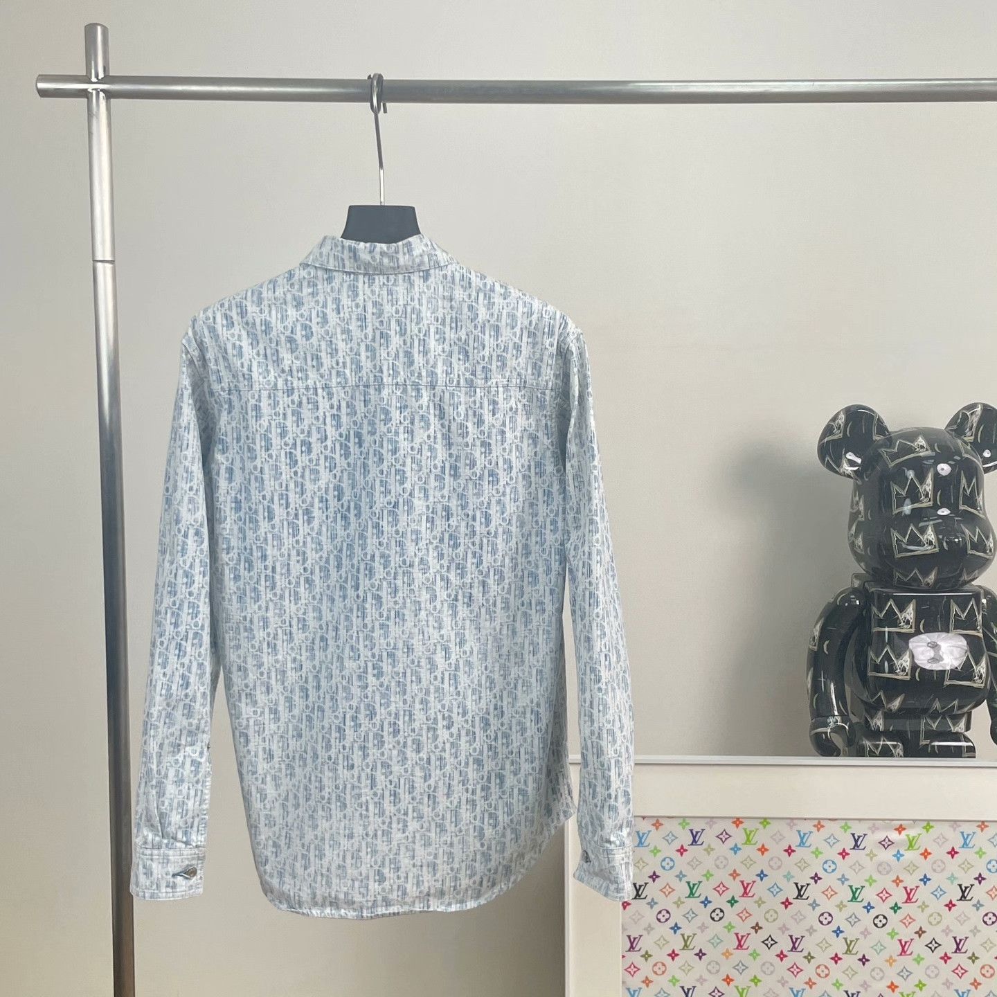 Dior Dior Denim Printed Shirt xxs Men Size US XXS / EU 40 - 2 Thumbnail