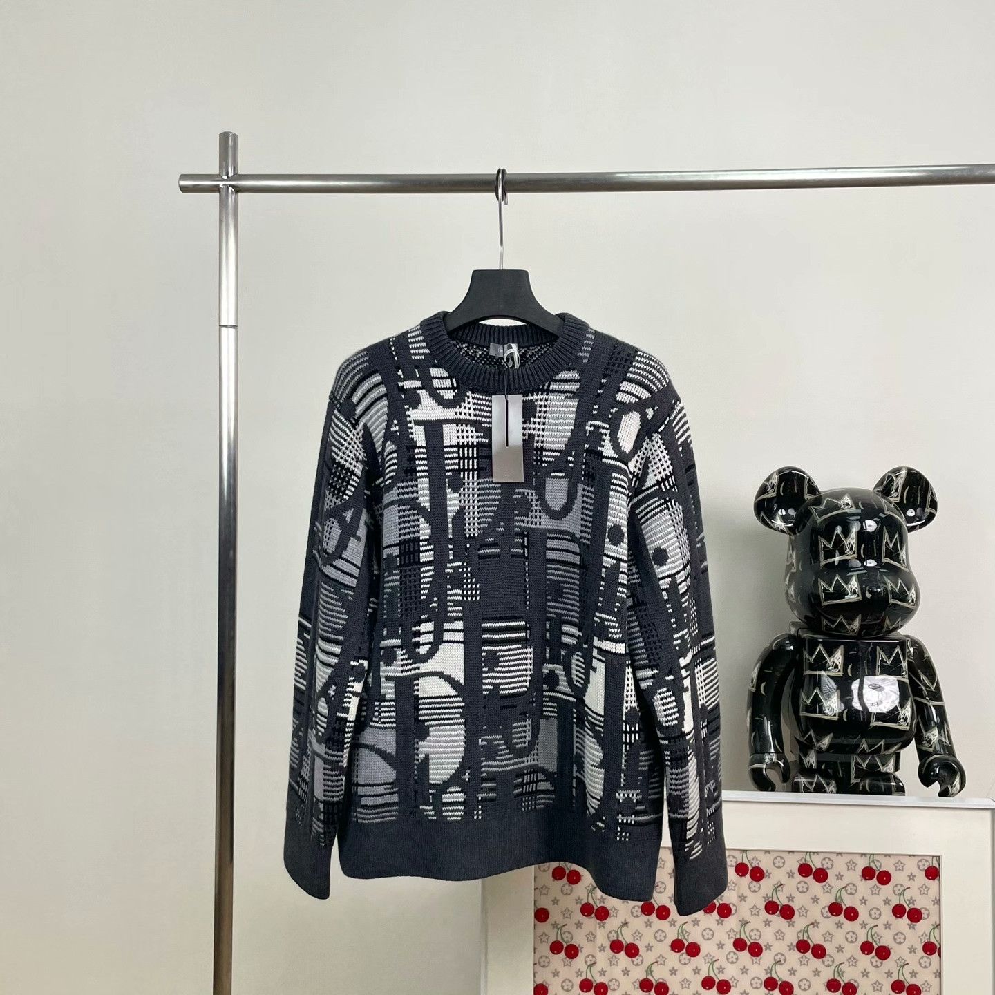 Dior Dior Wool Printed Sweater m Men Size US M / EU 48-50 / 2 - 2 Thumbnail