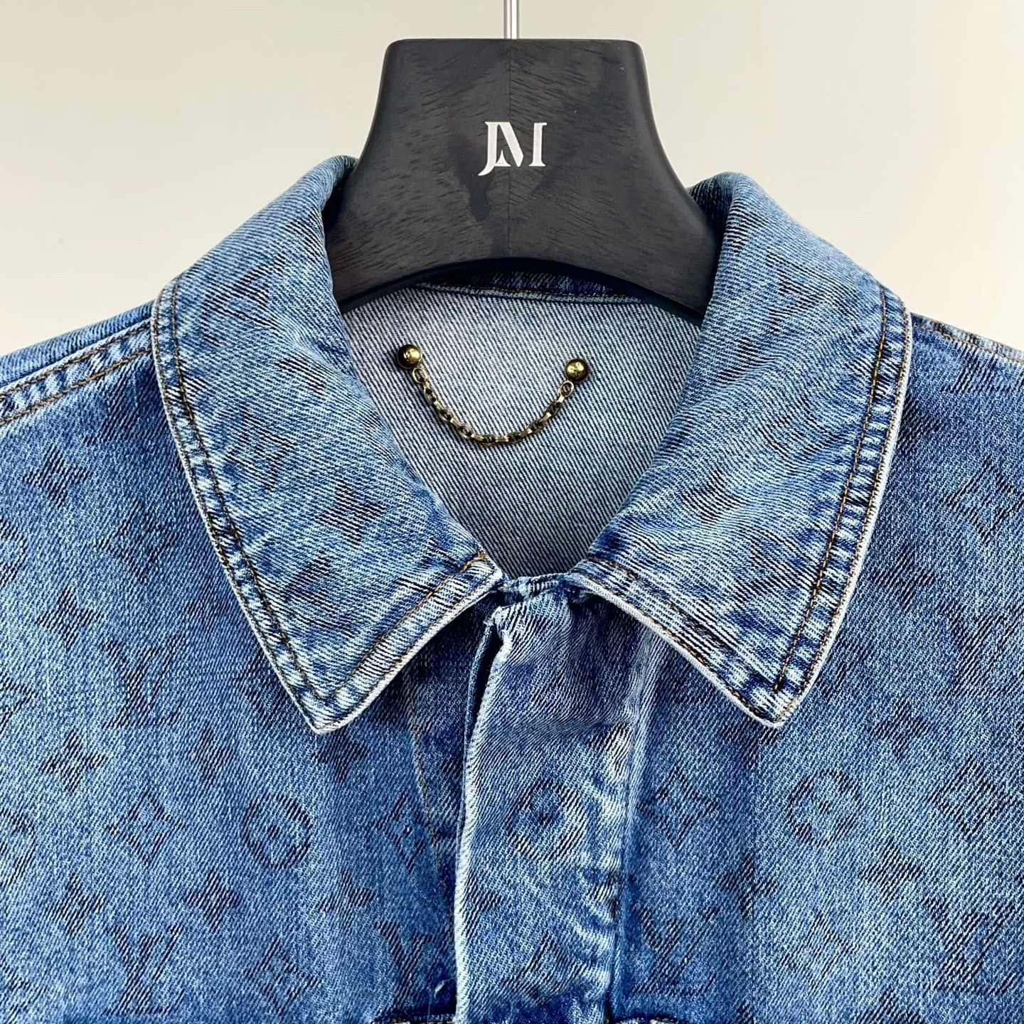 Louis Vuitton Louis Vuitton Denim Gradient Multi Light Jacket m Men Size US M / EU 48-50 / 2 - 2 Thumbnail