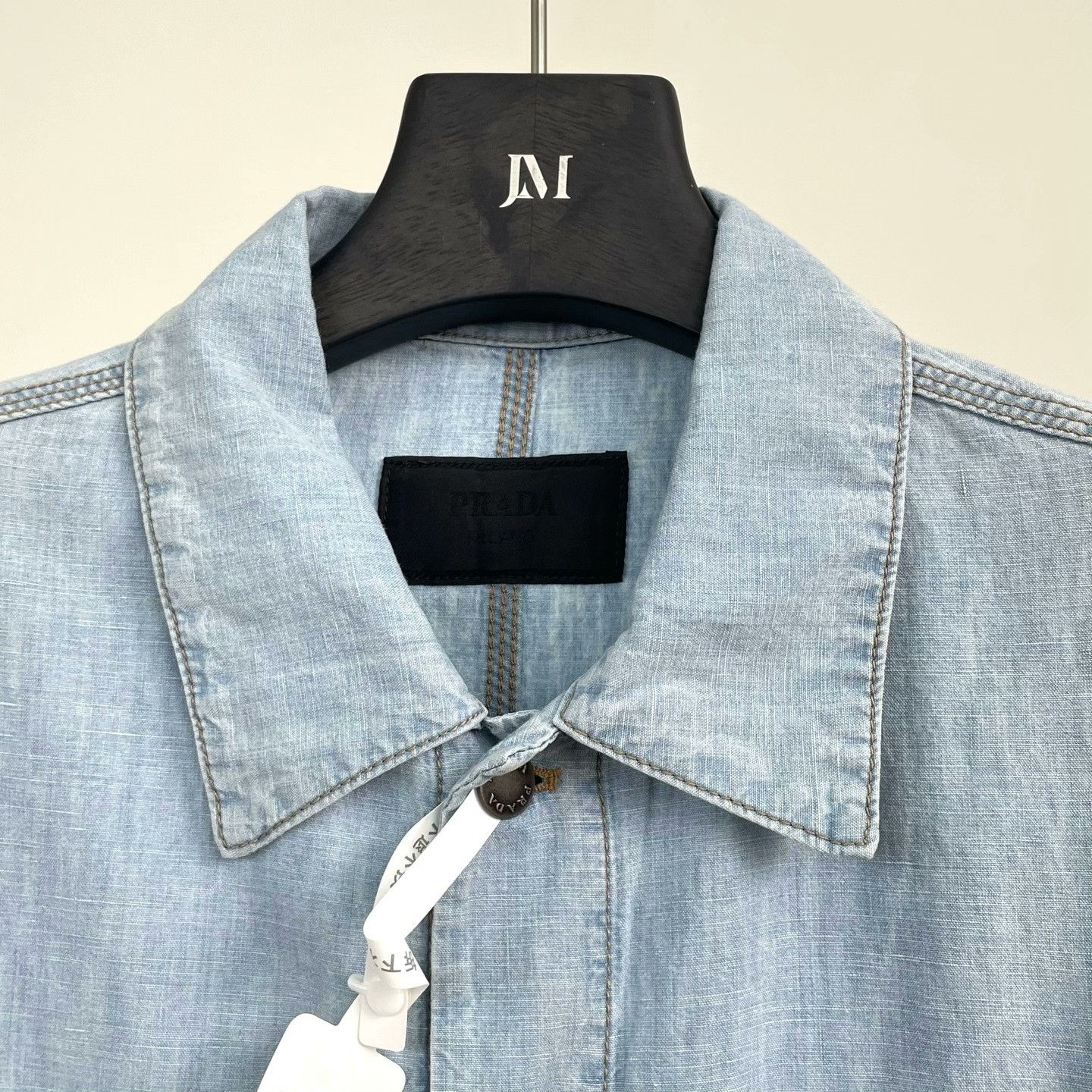 Prada Prada Denim Blue Shirt l Men Size US L / EU 52-54 / 3 - 4 Thumbnail