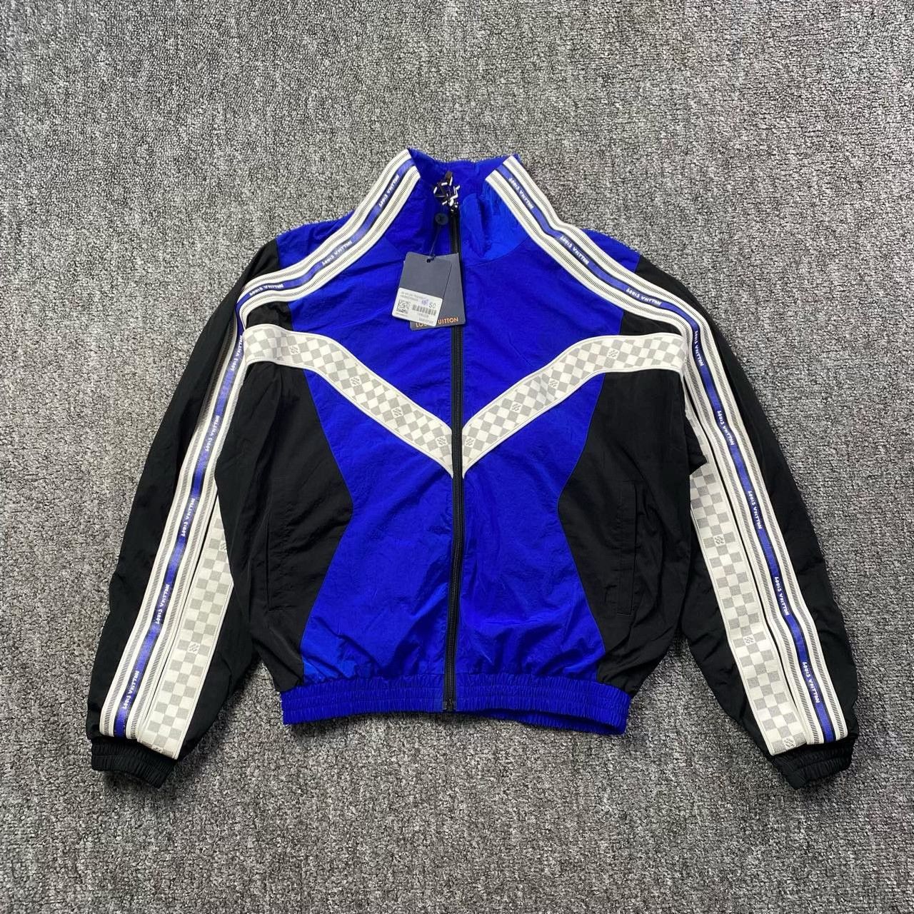 Louis Vuitton Louis Vuitton Retro Striped Blue Light Jacket s Men Size US S / EU 44-46 / 1 - 2 Thumbnail