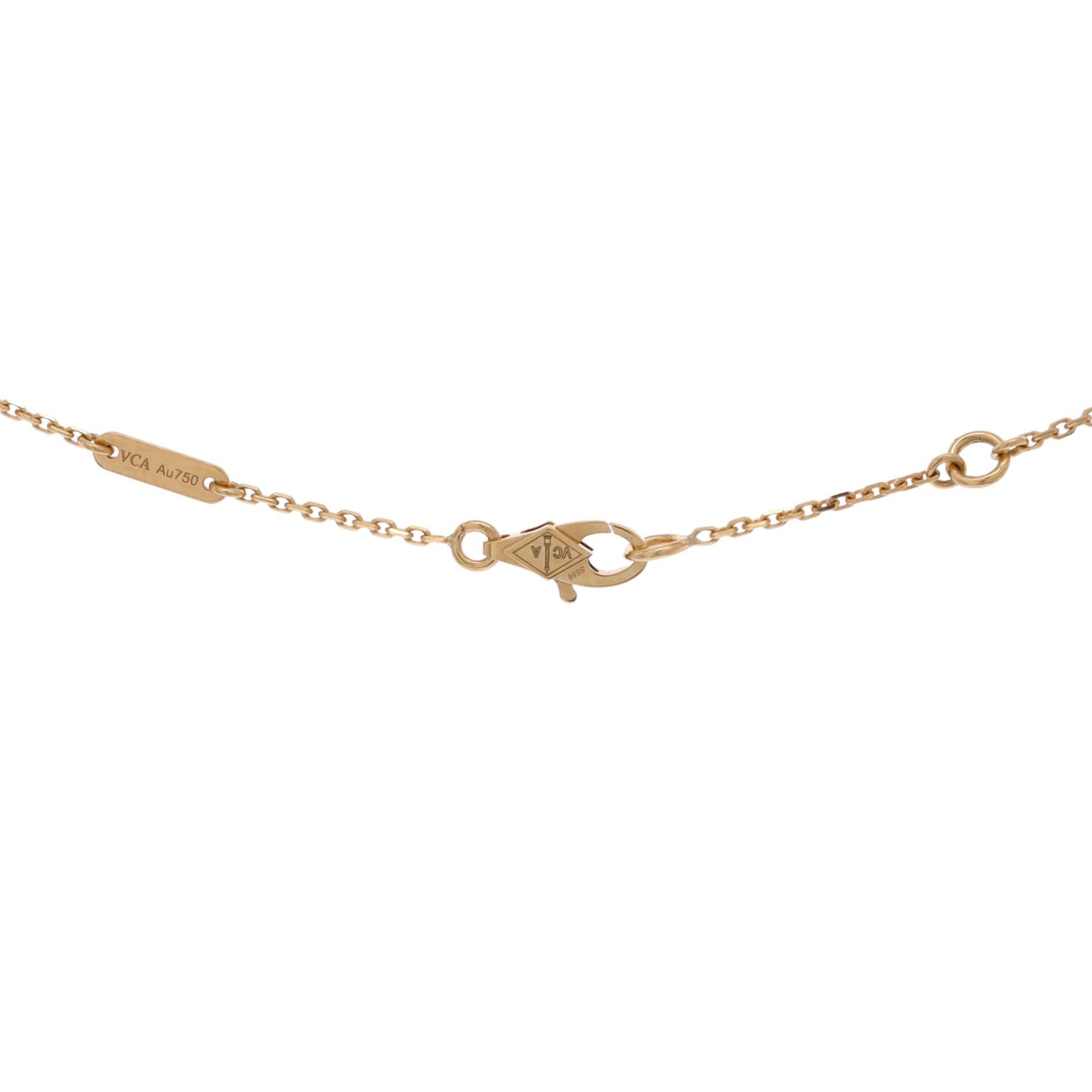 Van Cleef & Arpels Sweet Alhambra Butterfly Pendant Necklace Size ONE SIZE - 4 Thumbnail