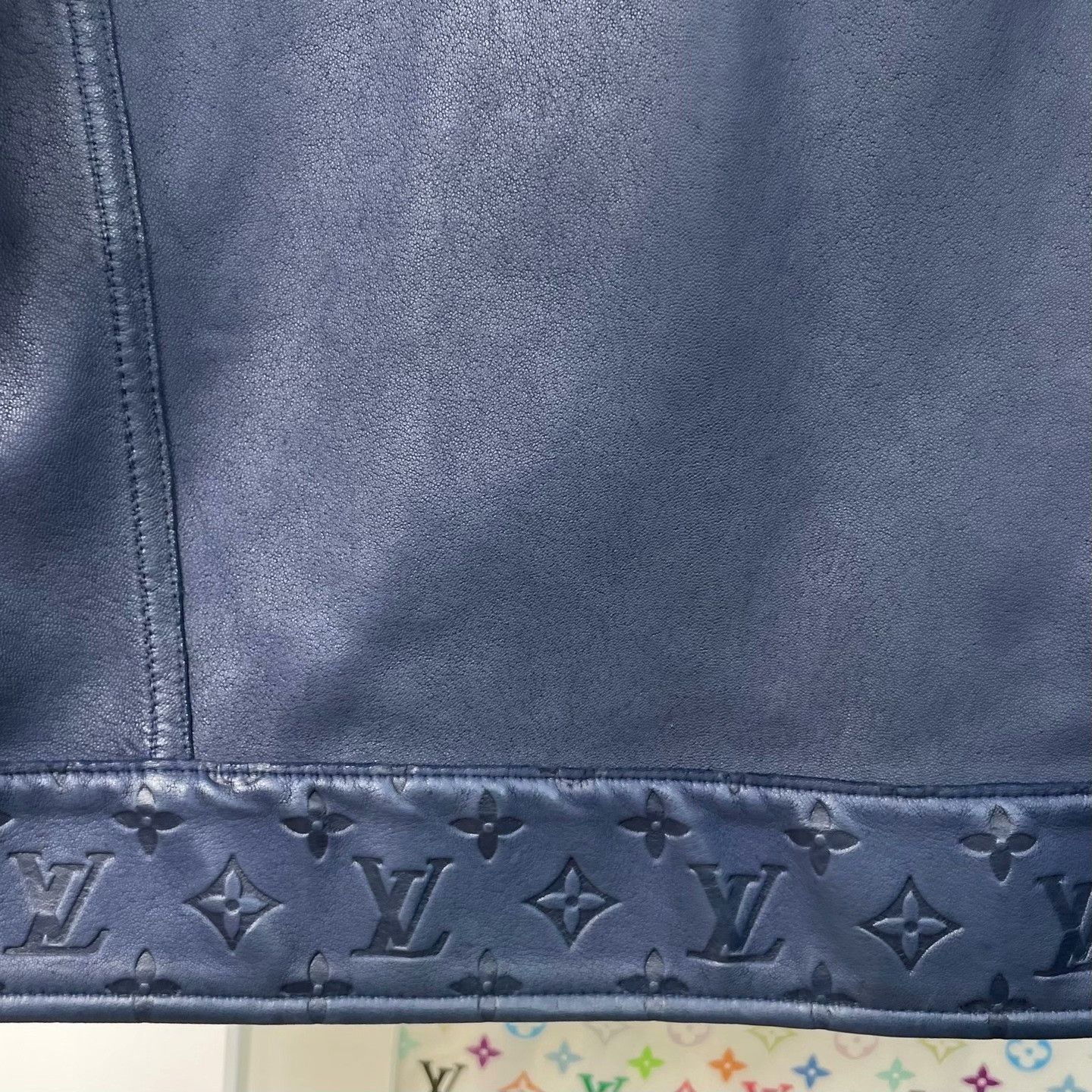 Louis Vuitton Louis Vuitton Retro Blue Light Jacket xl Men Size US XL / EU 56 / 4 - 4 Thumbnail