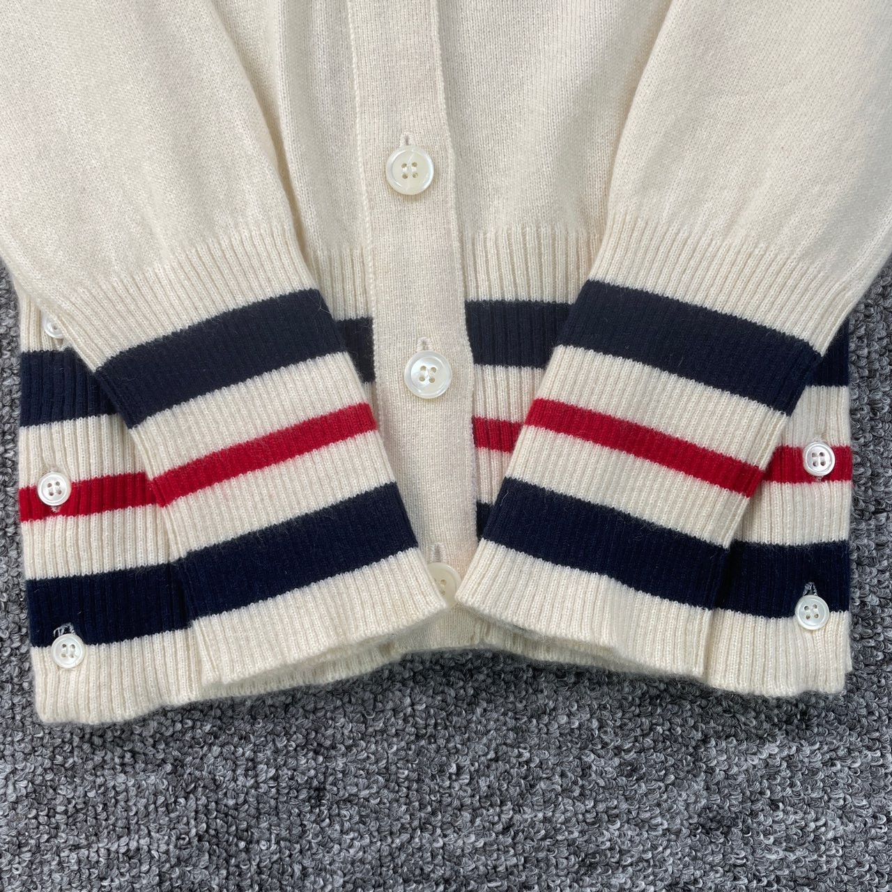 Thom Browne Thom Browne Knit Striped Brown Sweater it_38 Women Size XS / US 0-2 / IT 36-38 - 4 Thumbnail