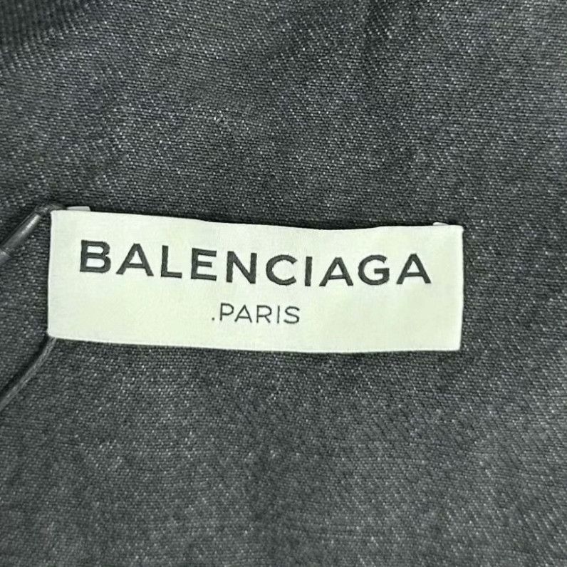 Balenciaga Balenciaga Denim Black Jacket it_36 Women Size XS / US 0-2 / IT 36-38 - 4 Thumbnail