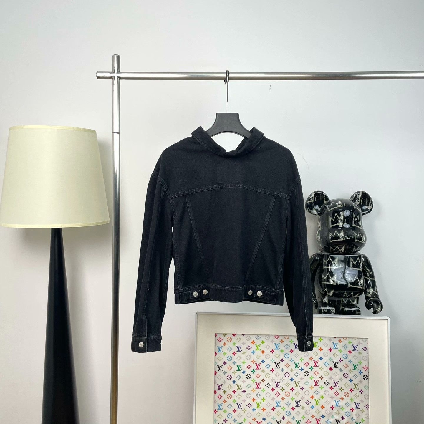 Balenciaga Balenciaga Denim Black Jacket it_36 Women Size XS / US 0-2 / IT 36-38 - 2 Thumbnail