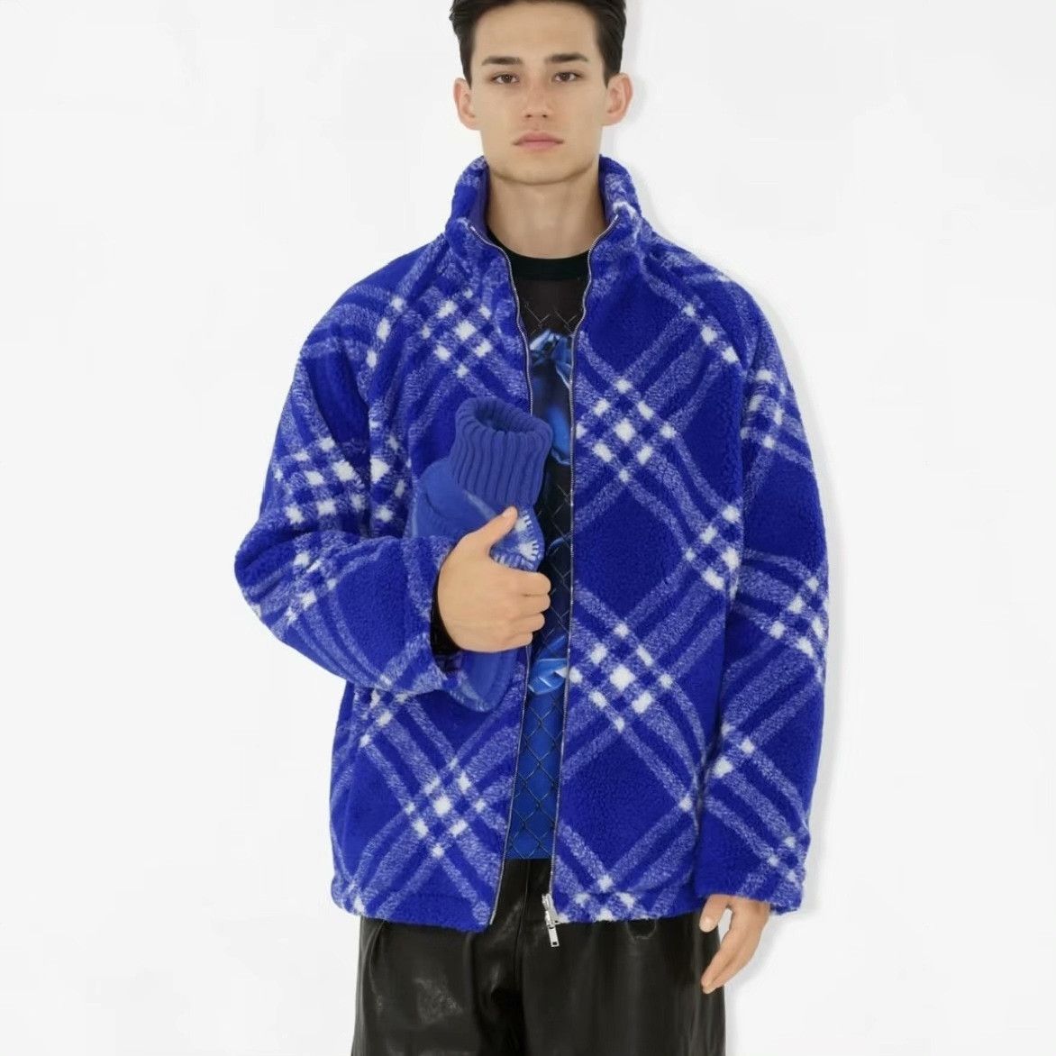 Burberry Burberry Casual Plaid Multi Light Jacket m Men Size US M / EU 48-50 / 2 - 7 Thumbnail