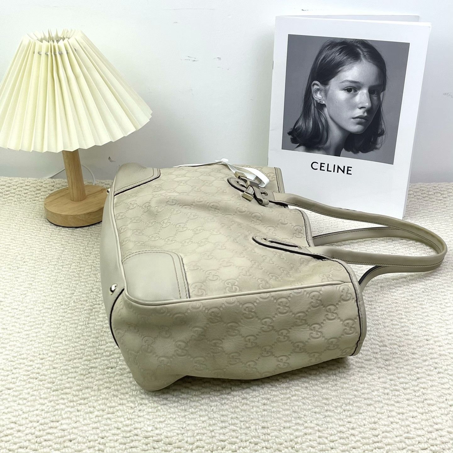 Gucci Gucci Leather White Shoulder Bag OS Women Size ONE SIZE - 6 Thumbnail