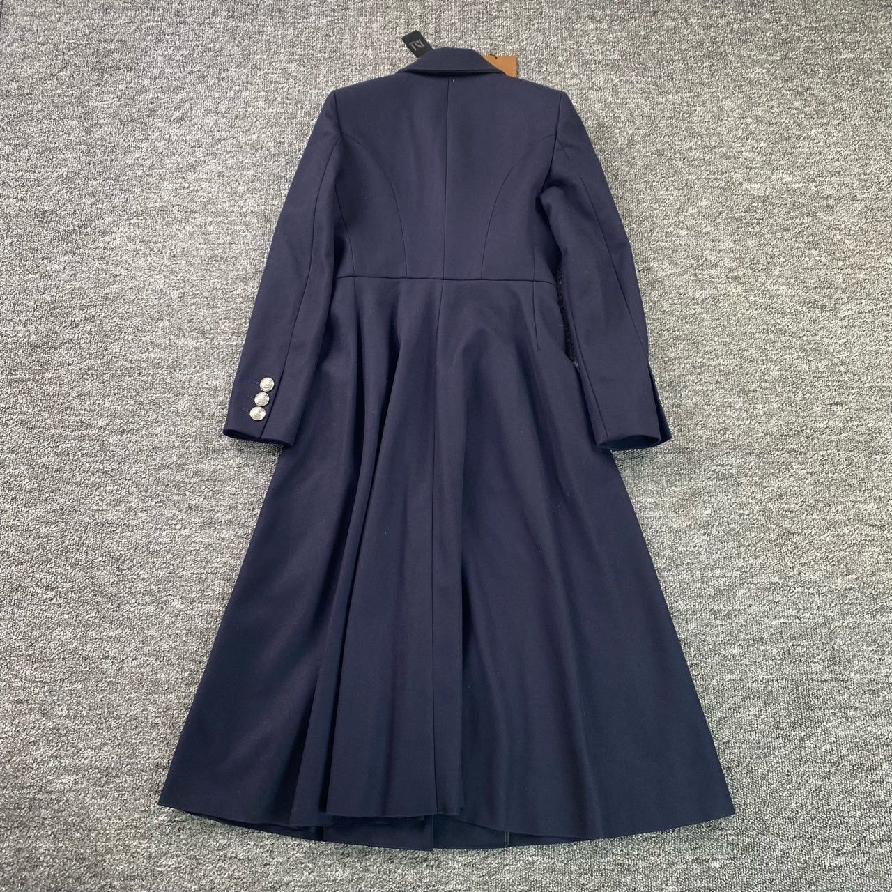 Burberry Burberry Long Blue Coat XS Women Size XS / US 0-2 / IT 36-38 - 2 Thumbnail