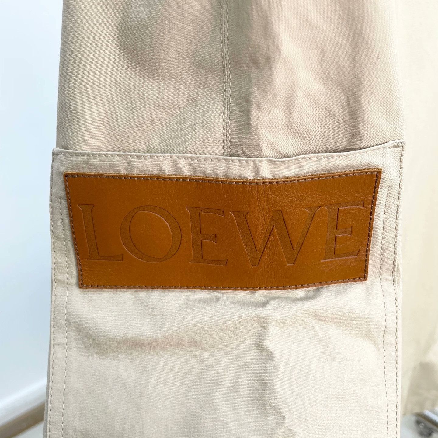 Loewe Loewe Retro Beige Pants 40 Women Size 40" / US 18 - 4 Thumbnail