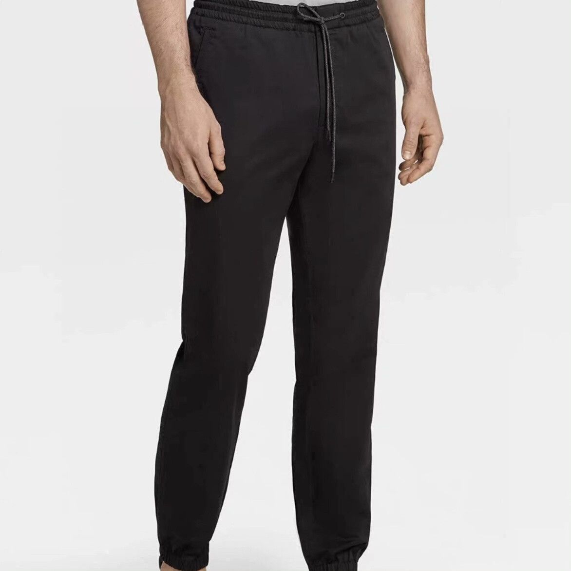 Ermenegildo Zegna Ermenegildo Zegna Straight Black Casual Pants 36 Men Size US 36 / EU 52 - 3 Thumbnail