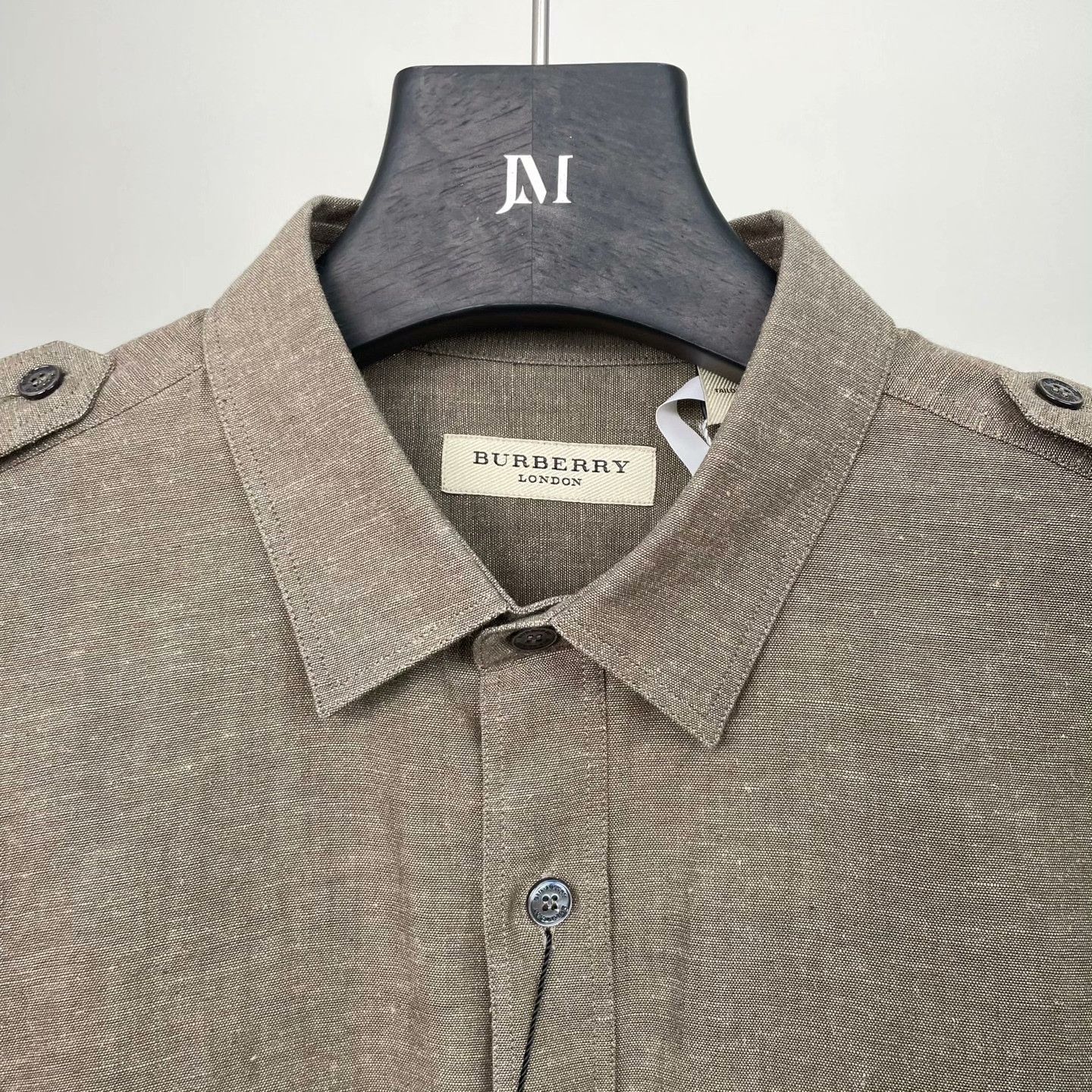 Burberry Burberry Linen Shirt l Men Size US L / EU 52-54 / 3 - 3 Thumbnail