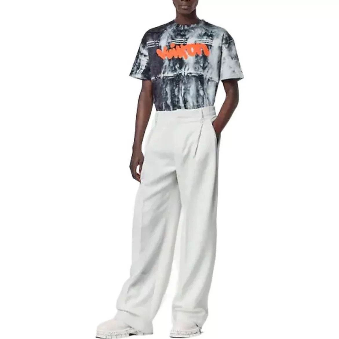 Louis Vuitton Louis Vuitton Retro Printed Blue T-Shirt xxs Men Size US XXS / EU 40 - 5 Thumbnail