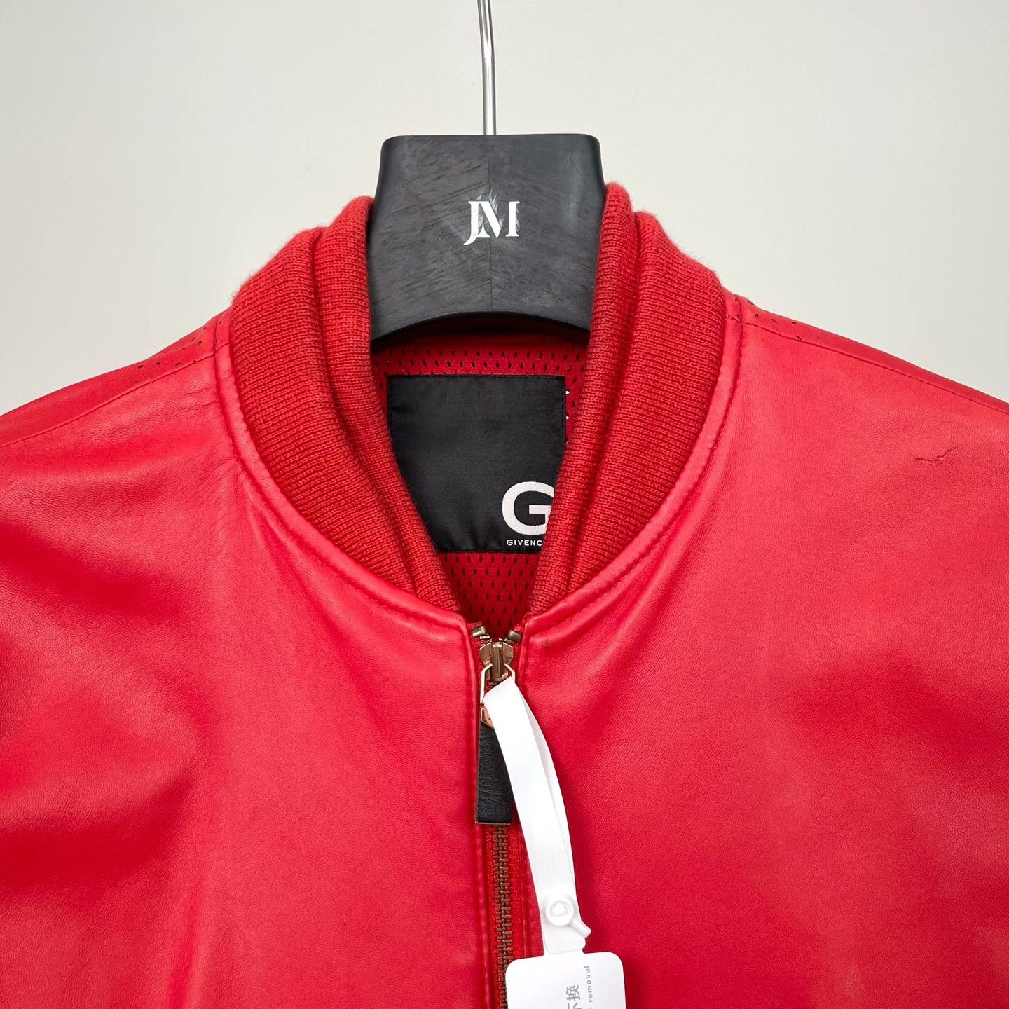 Givenchy Givenchy Leather Red Leather Jacket M Women Size M / US 6-8 / IT 42-44 - 4 Thumbnail