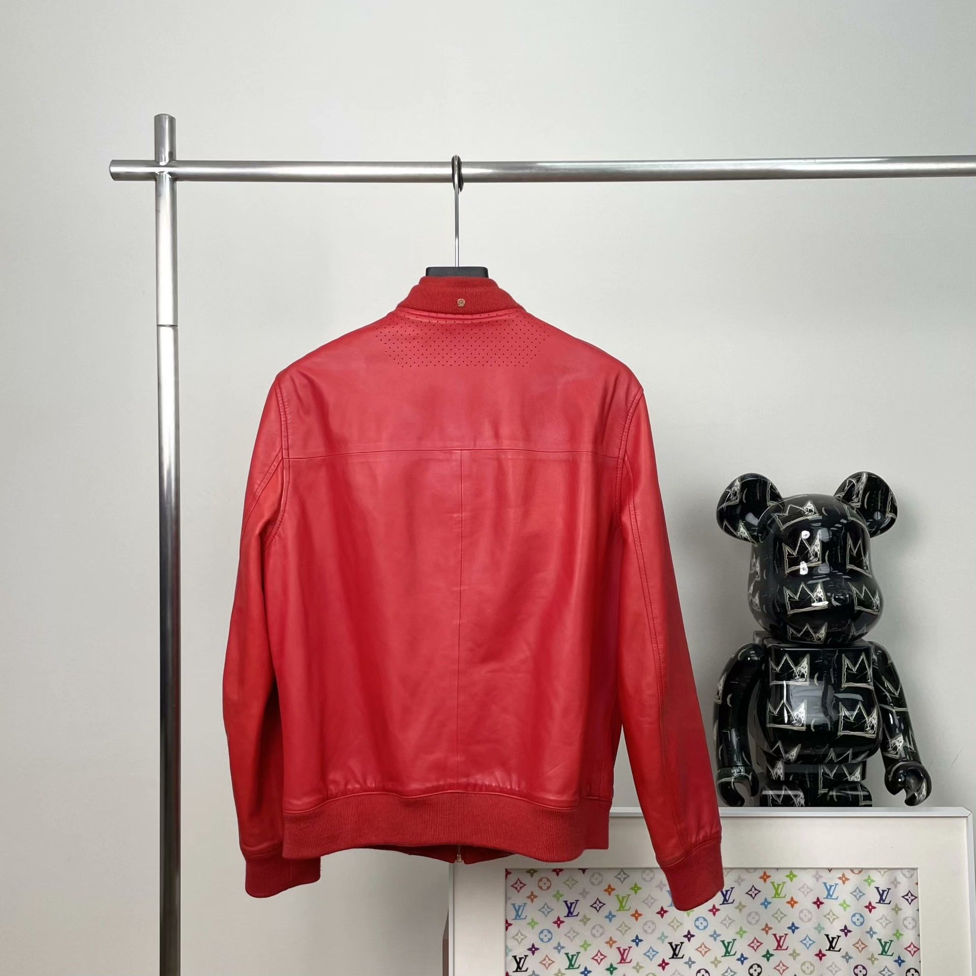 Givenchy Givenchy Leather Red Leather Jacket M Women Size M / US 6-8 / IT 42-44 - 2 Thumbnail