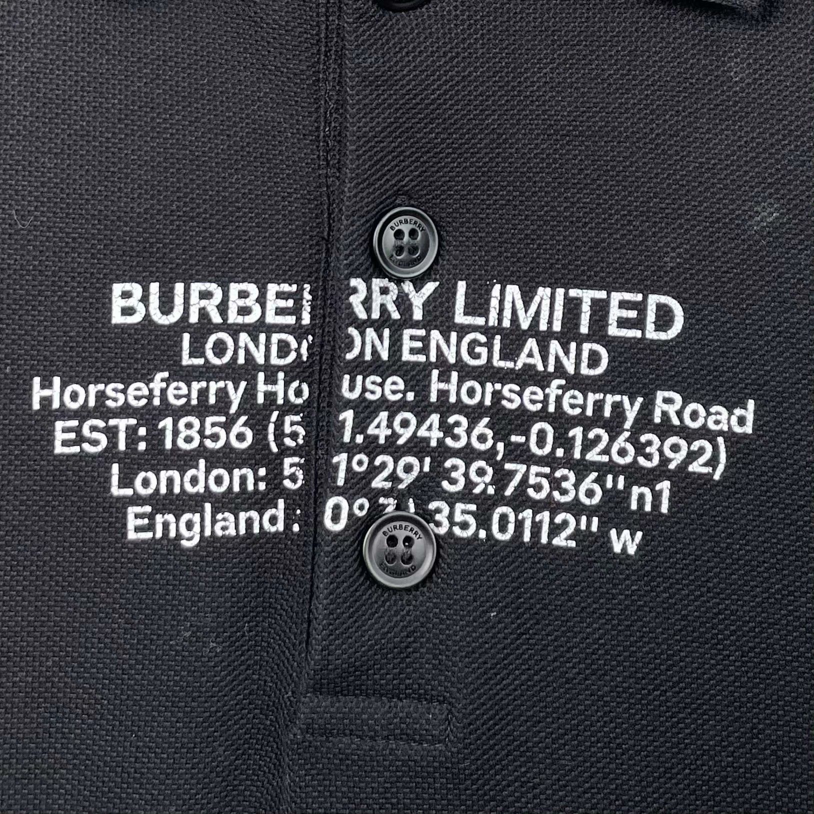 Burberry Burberry Printed Graphic Polo m Men Size US M / EU 48-50 / 2 - 4 Thumbnail
