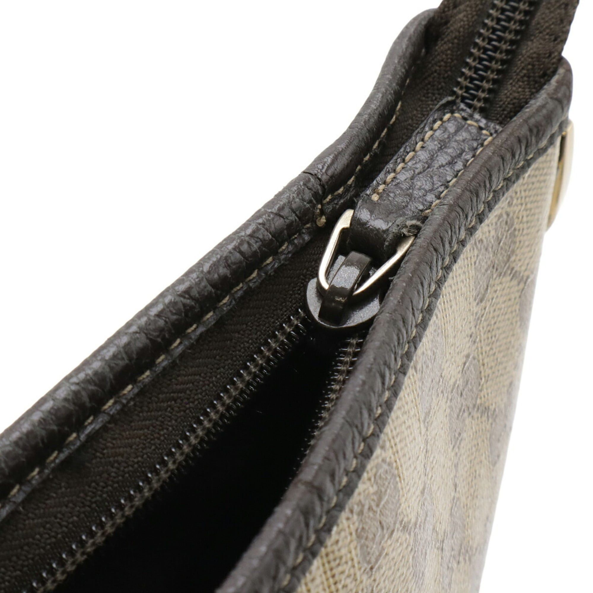 Gucci GUCCI GG Crystal Abbey Shoulder Bag, Coated Canvas and Leather, Beige/Dark Brown, 268642 Size ONE SIZE - 6 Thumbnail