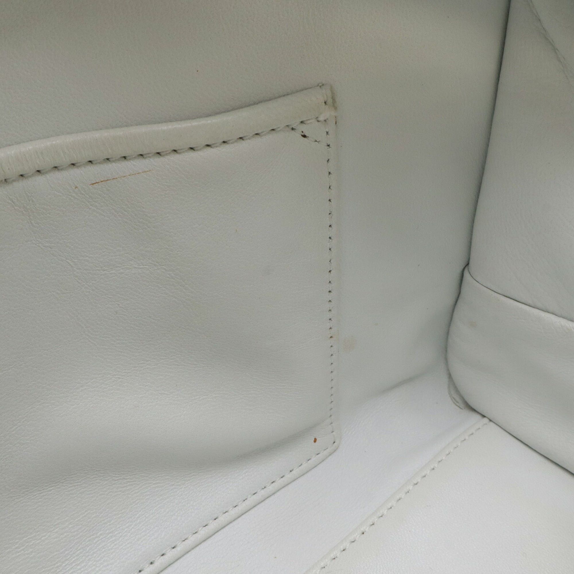 Loewe LOEWE Amazona 23 Anagram Handbag Shoulder Bag Leather Ivory White Size ONE SIZE - 9 Thumbnail