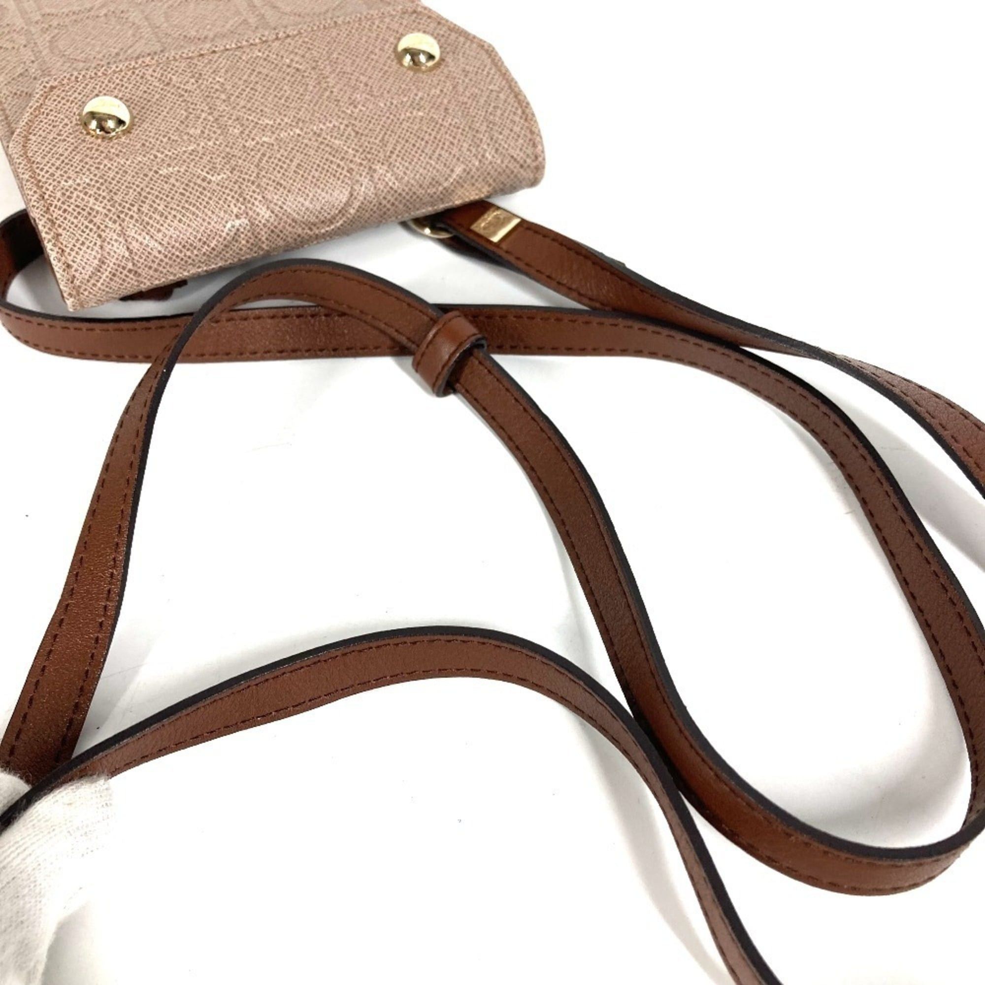 Salvatore Ferragamo Salvatore Ferragamo shoulder bag/shoulder wallet with Gancini logo, compact tri-fold wallet, leather, men's/women's, beige. Size ONE SIZE - 14 Thumbnail