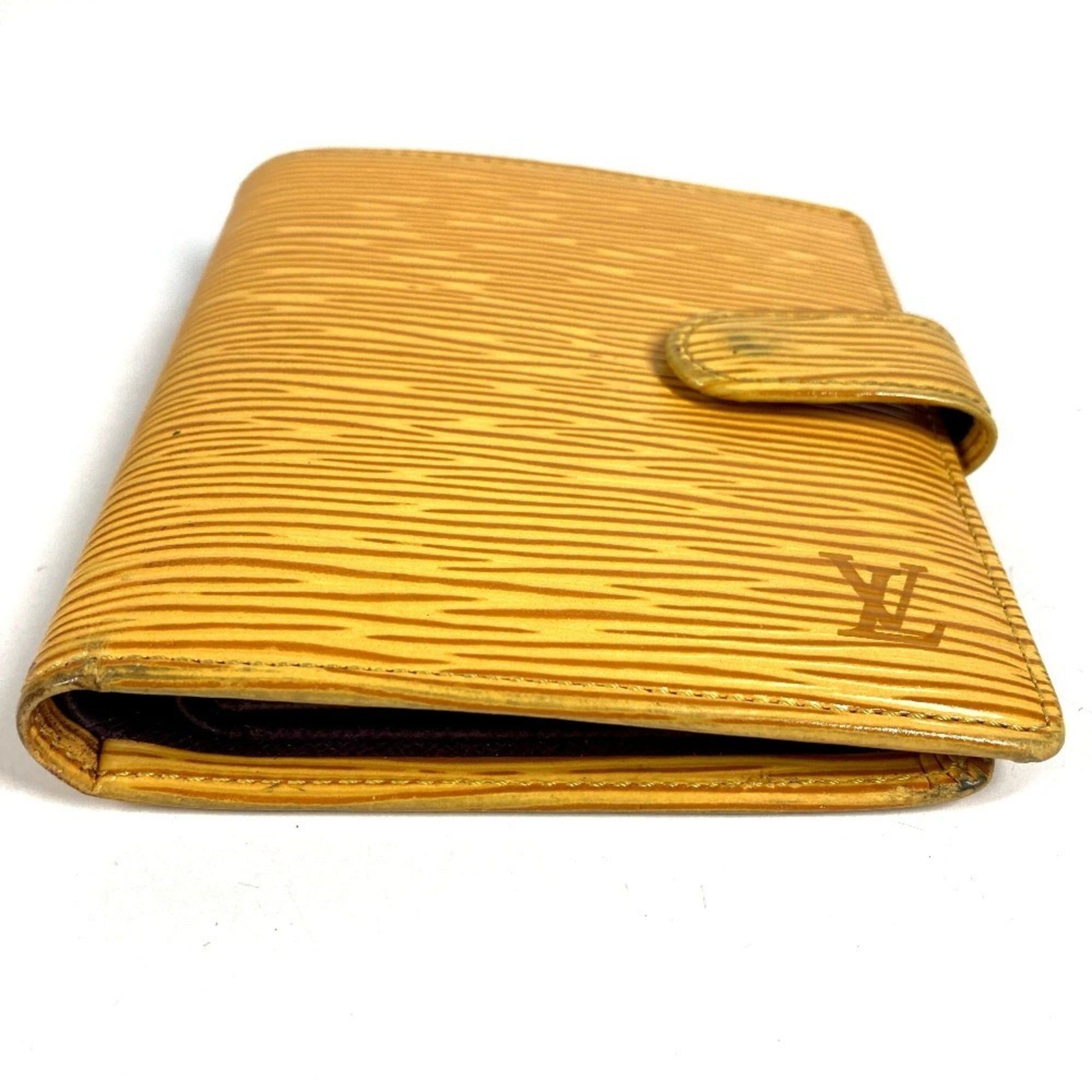 Louis Vuitton LOUIS VUITTON M63559 Epi Portefeuille Compact Wallet, Bi-fold Leather, Men's/Women's, Tassili Yellow (Yellow) Size ONE SIZE - 3 Thumbnail