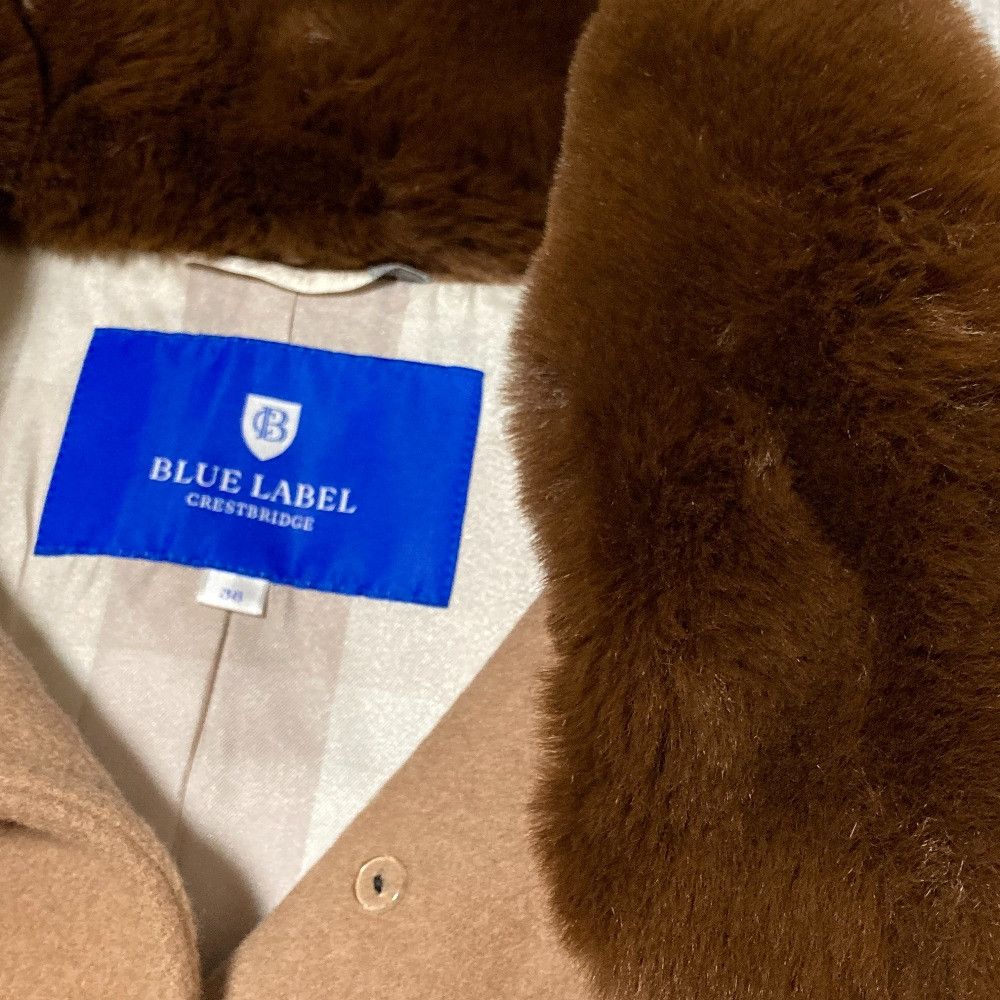 Other Other BLUE LABEL CRESTBRIDGE Fine Wool Stand Collar Coat Textile Outerwear 55B07-420 DUTY FREE for USA Size ONE SIZE - 6 Thumbnail