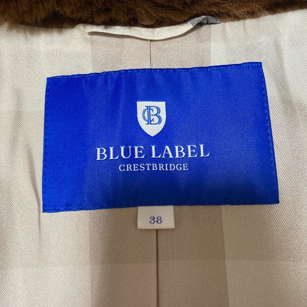 Other Other BLUE LABEL CRESTBRIDGE Fine Wool Stand Collar Coat Textile Outerwear 55B07-420 DUTY FREE for USA Size ONE SIZE - 4 Thumbnail