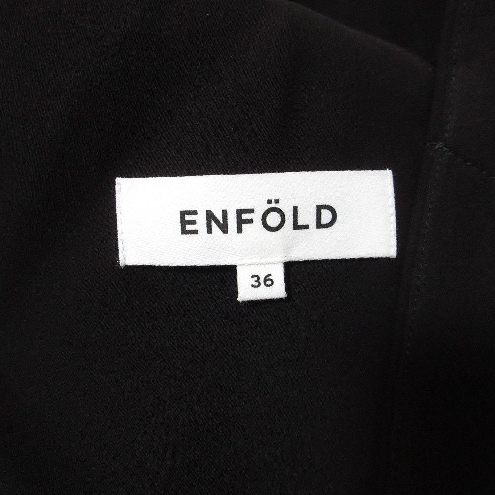 Other Other ENFOLD Double Satin Dress Textile Dresses 300FA633-2830 DUTY FREE for USA Size ONE SIZE - 7 Thumbnail