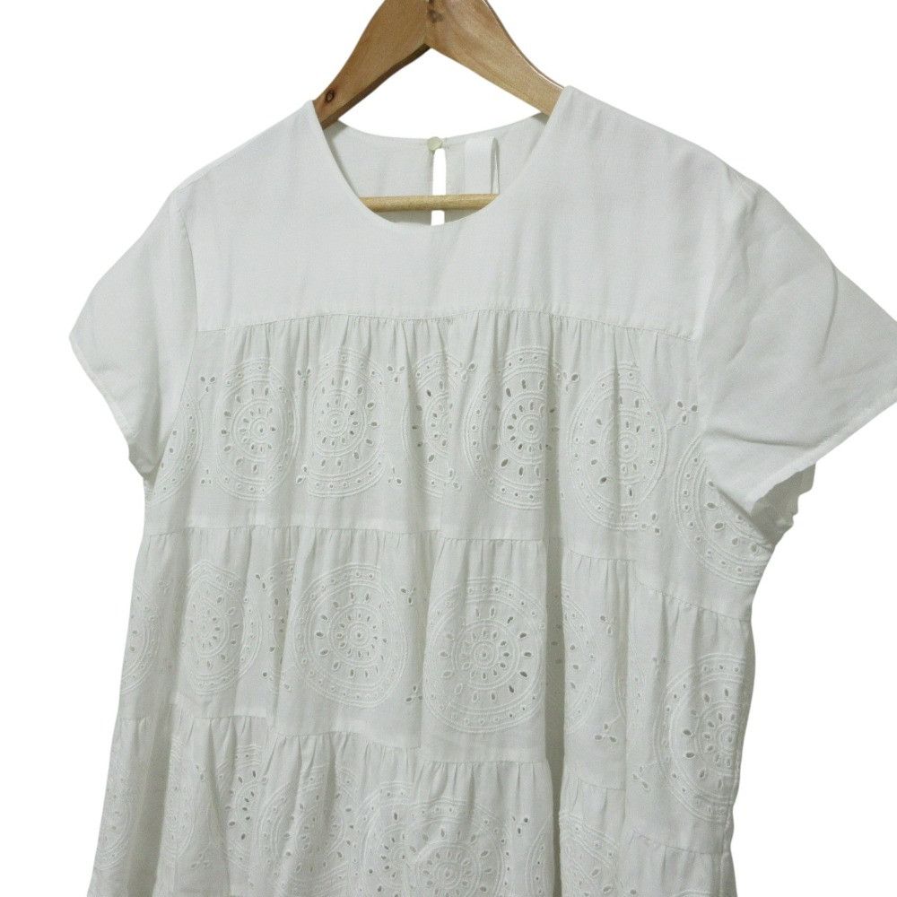 Other Other Merlette Embroidery Tiered Dress Textile Dresses DUTY FREE for USA Size ONE SIZE - 4 Thumbnail