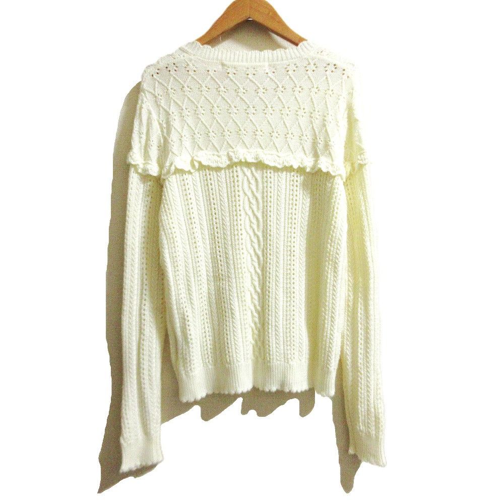 Other Other PINK HOUSE Crochet Knit Cardigan Textile Tops A2191KCD374 DUTY FREE for USA Size ONE SIZE - 2 Thumbnail
