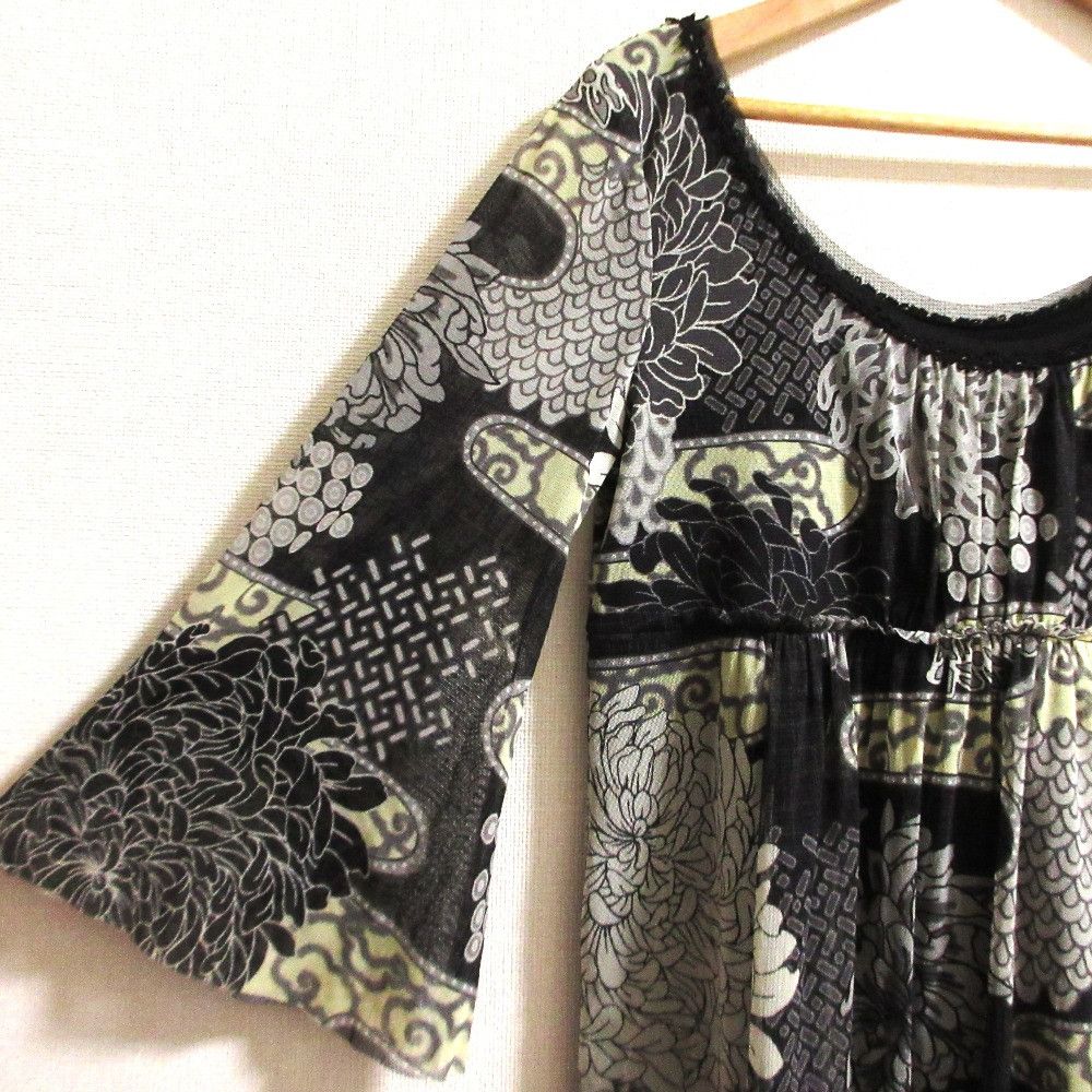 Other Other VIVIENNE TAM Floral Power Net Dress Textile Dresses DUTY FREE for USA Size ONE SIZE - 4 Thumbnail