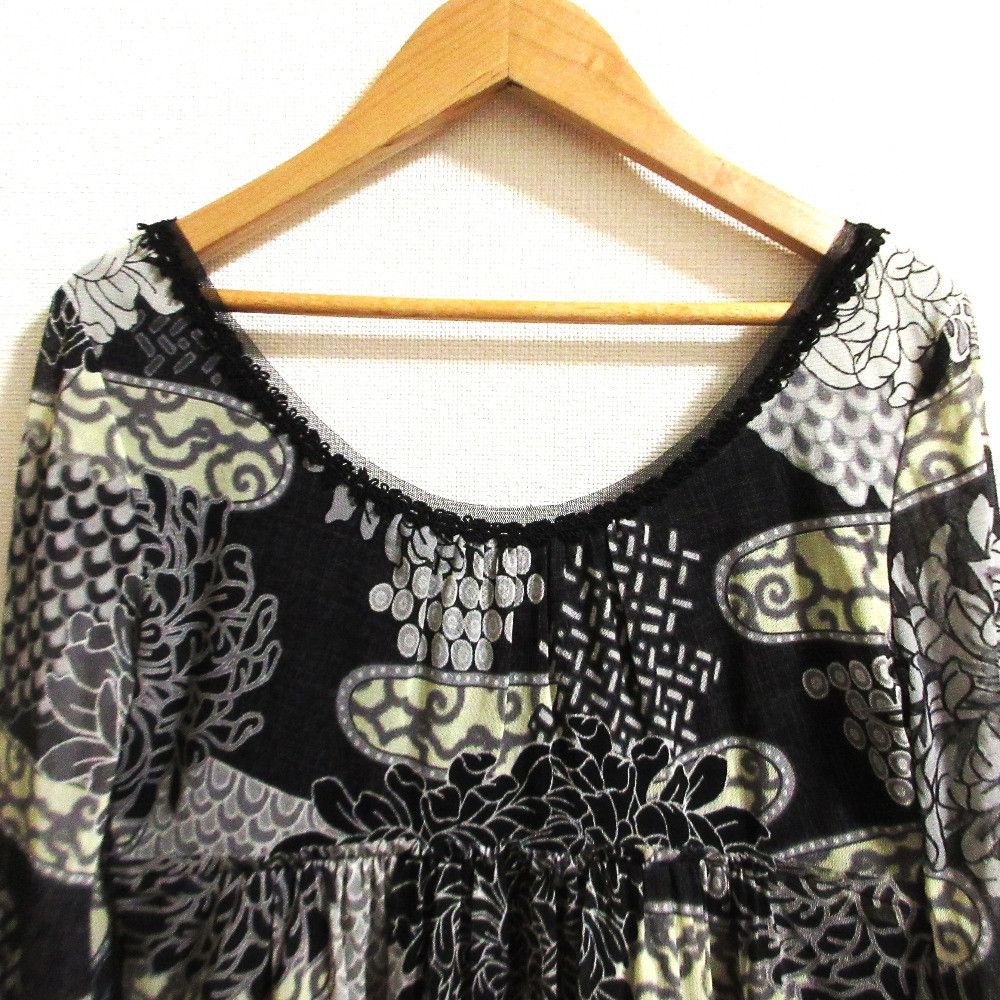 Other Other VIVIENNE TAM Floral Power Net Dress Textile Dresses DUTY FREE for USA Size ONE SIZE - 6 Thumbnail