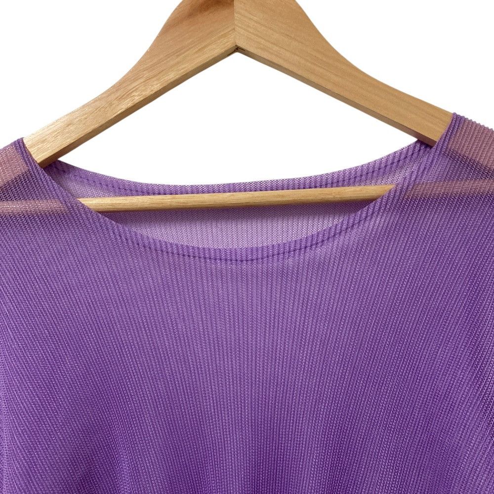 Issey Miyake Issey Miyake Pleats Please Issey Miyake Mesh Sheer Top Textile Tops PP01FK523 DUTY FREE for USA Size ONE SIZE - 3 Thumbnail