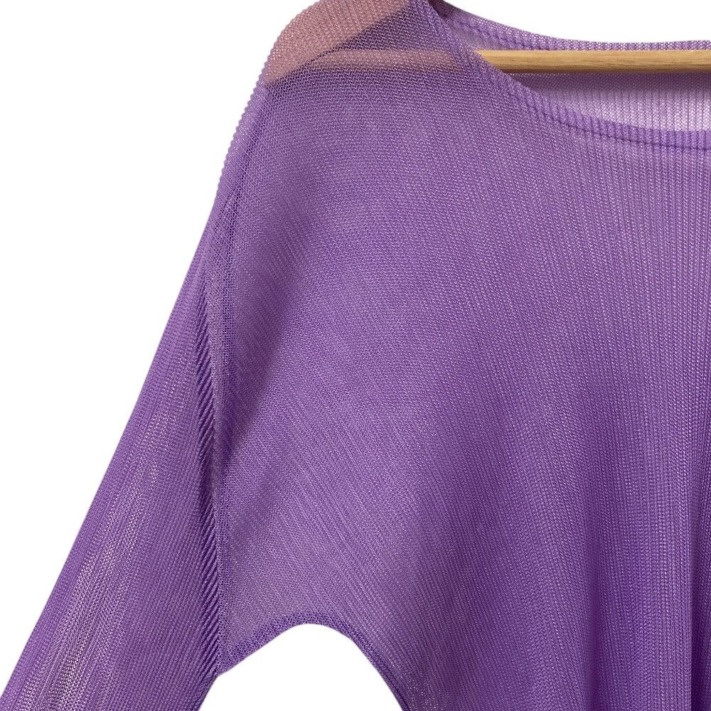 Issey Miyake Issey Miyake Pleats Please Issey Miyake Mesh Sheer Top Textile Tops PP01FK523 DUTY FREE for USA Size ONE SIZE - 4 Thumbnail