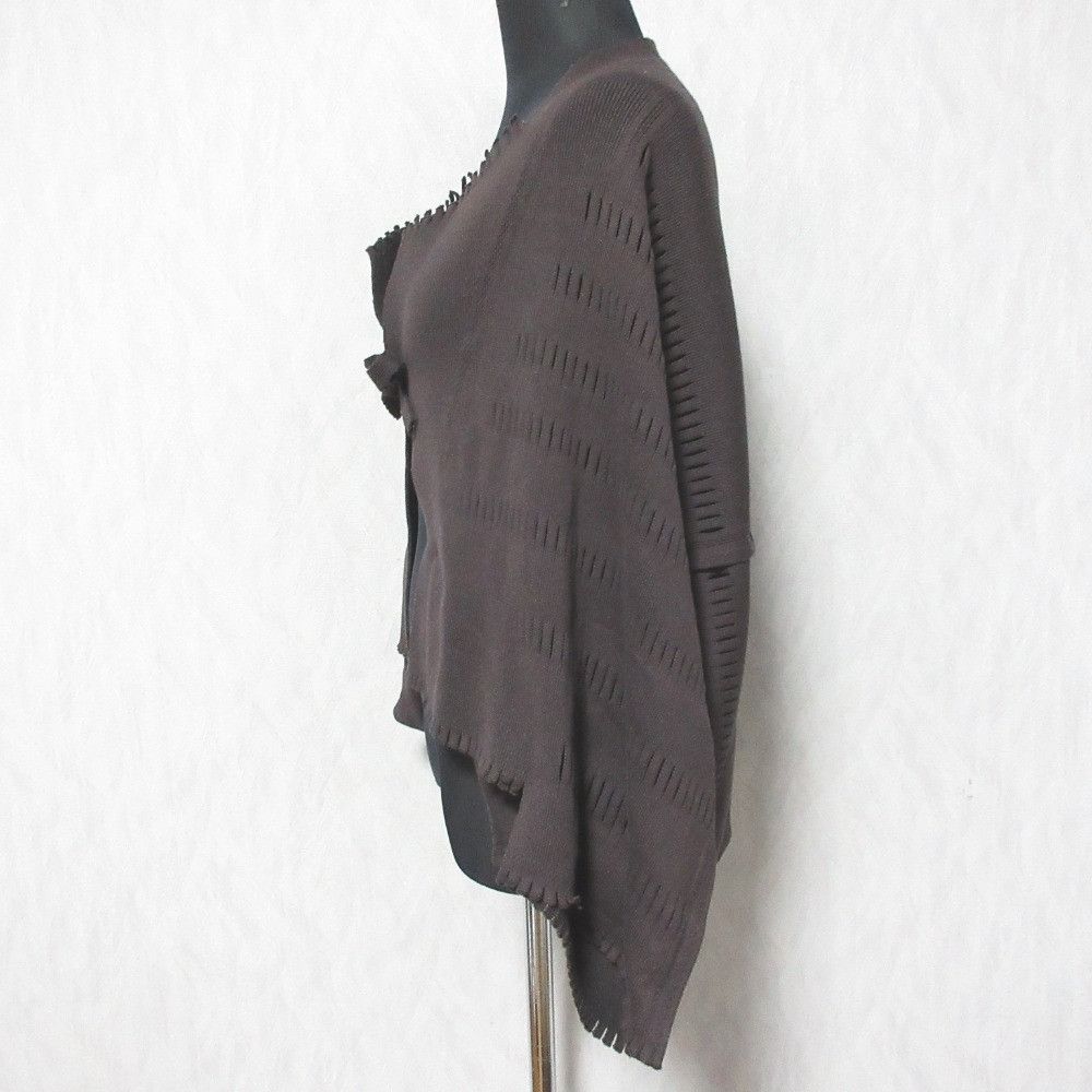 Issey Miyake Issey Miyake Issey Miyake Knit Poncho Cardigan Textile Tops IM02KO835 DUTY FREE for USA Size ONE SIZE - 3 Thumbnail