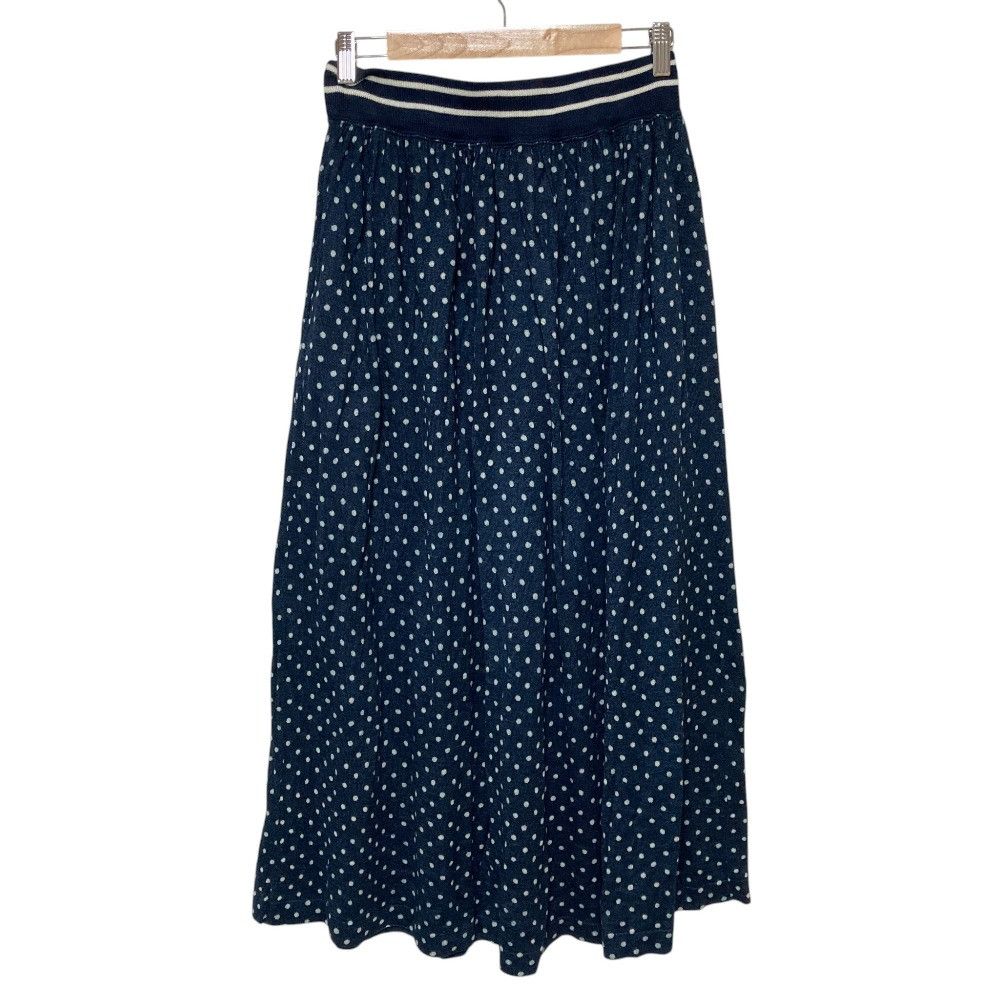 Other 45 45R Indigo Chogauze Print Skirt Textile Skirts DUTY FREE for USA Size ONE SIZE - 2 Thumbnail