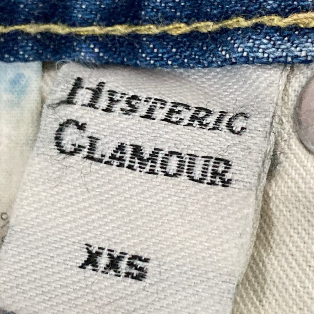Hysteric Glamour Hysteric Glamour Hysteric Glamour distressed repair studded denim pants Textile Jeans 0141AP11 DUTY FREE for USA Size ONE SIZE - 6 Thumbnail