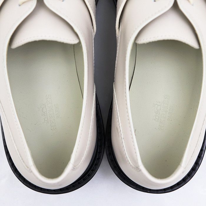 Hermes Hermes Hermes Leather Platform Loafers Leather Shoes WS222072Z DUTY FREE for USA Size ONE SIZE - 14 Thumbnail
