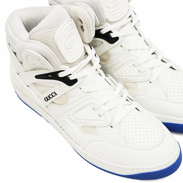 Gucci Gucci Gucci Basket Leather Sneakers Leather Shoes 661301 DUTY FREE for USA Size ONE SIZE - 13 Thumbnail
