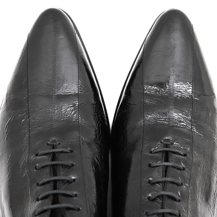 Dolce & Gabbana Dolce & Gabbana Dolce&Gabbana Eel Leather Derby Shoes Leather Shoes DUTY FREE for USA Size ONE SIZE - 13 Thumbnail